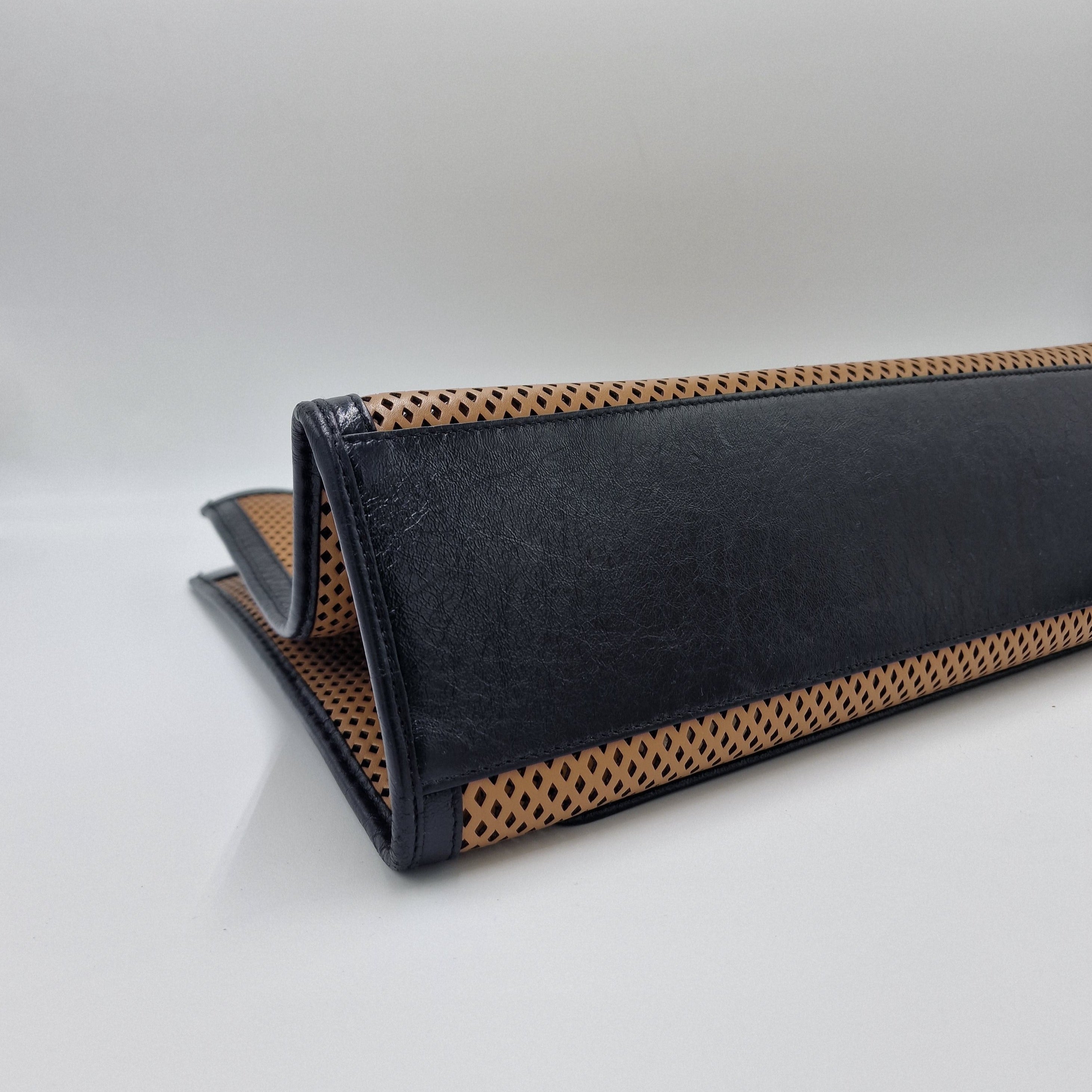 Fendi Medium Runaway Perforated Leather Shopper