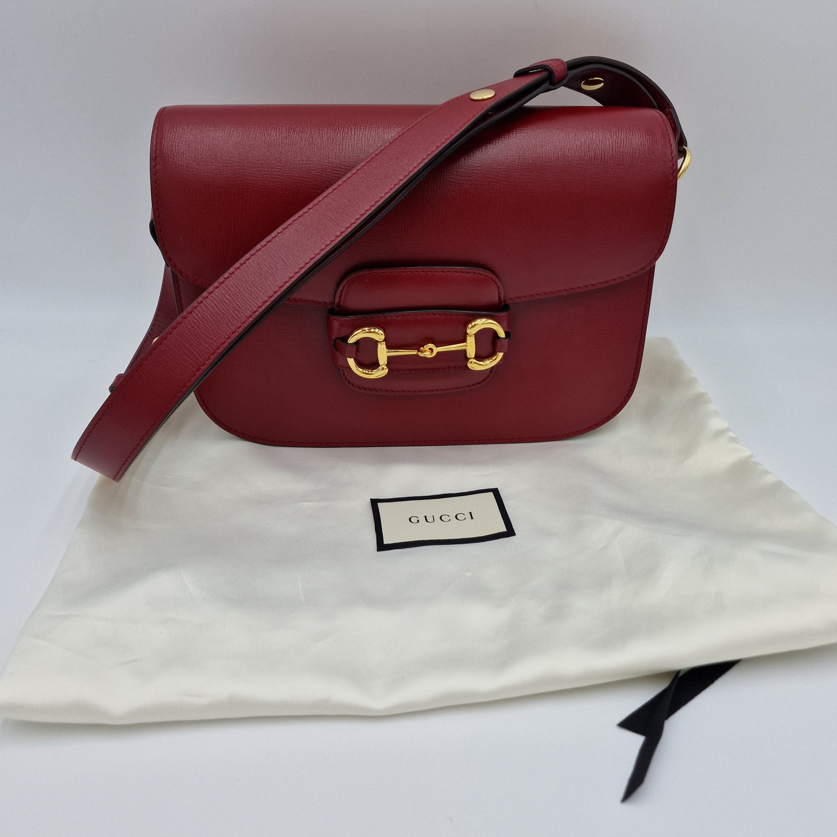 Gucci Horsebit 1955 red leather