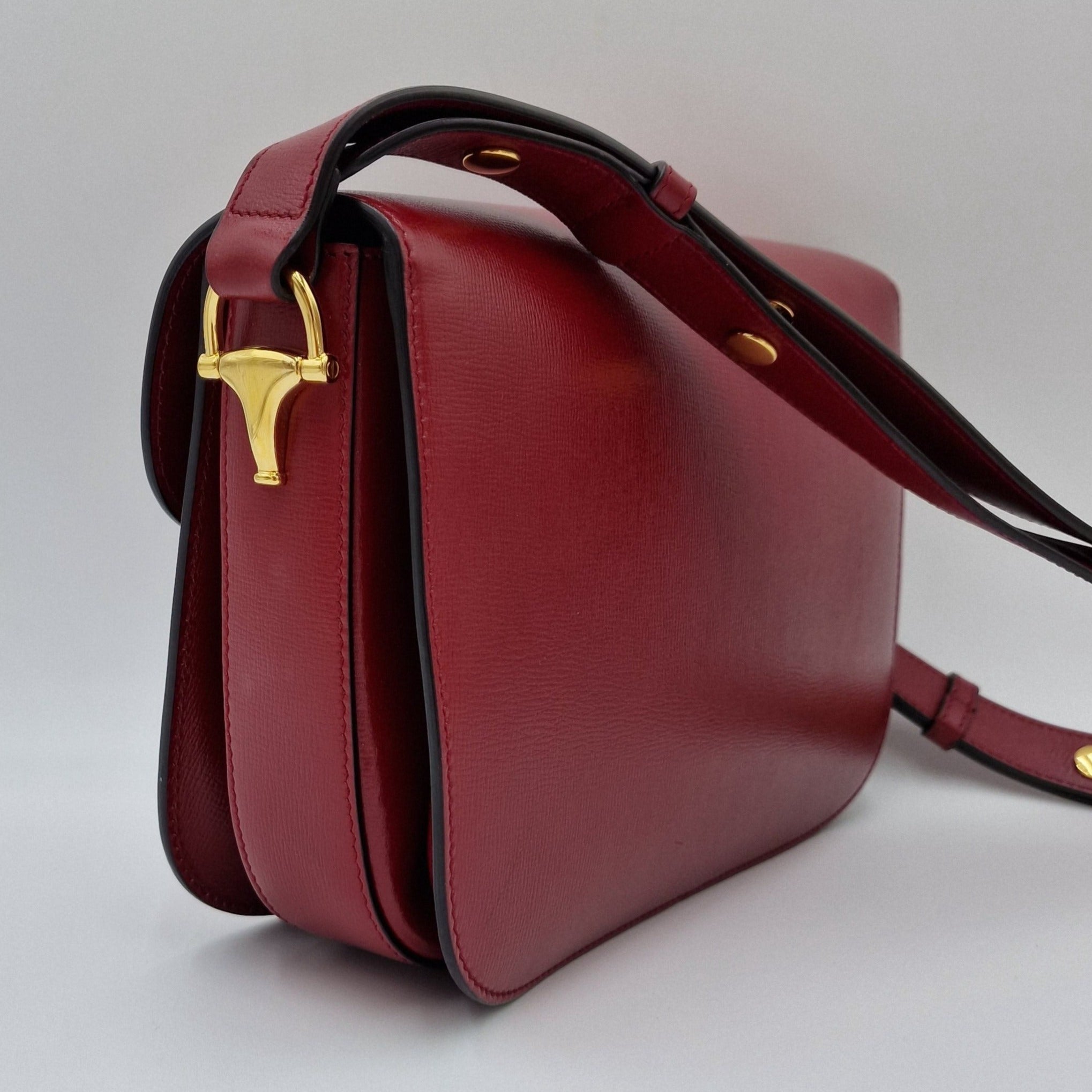 Gucci Horsebit 1955 red leather