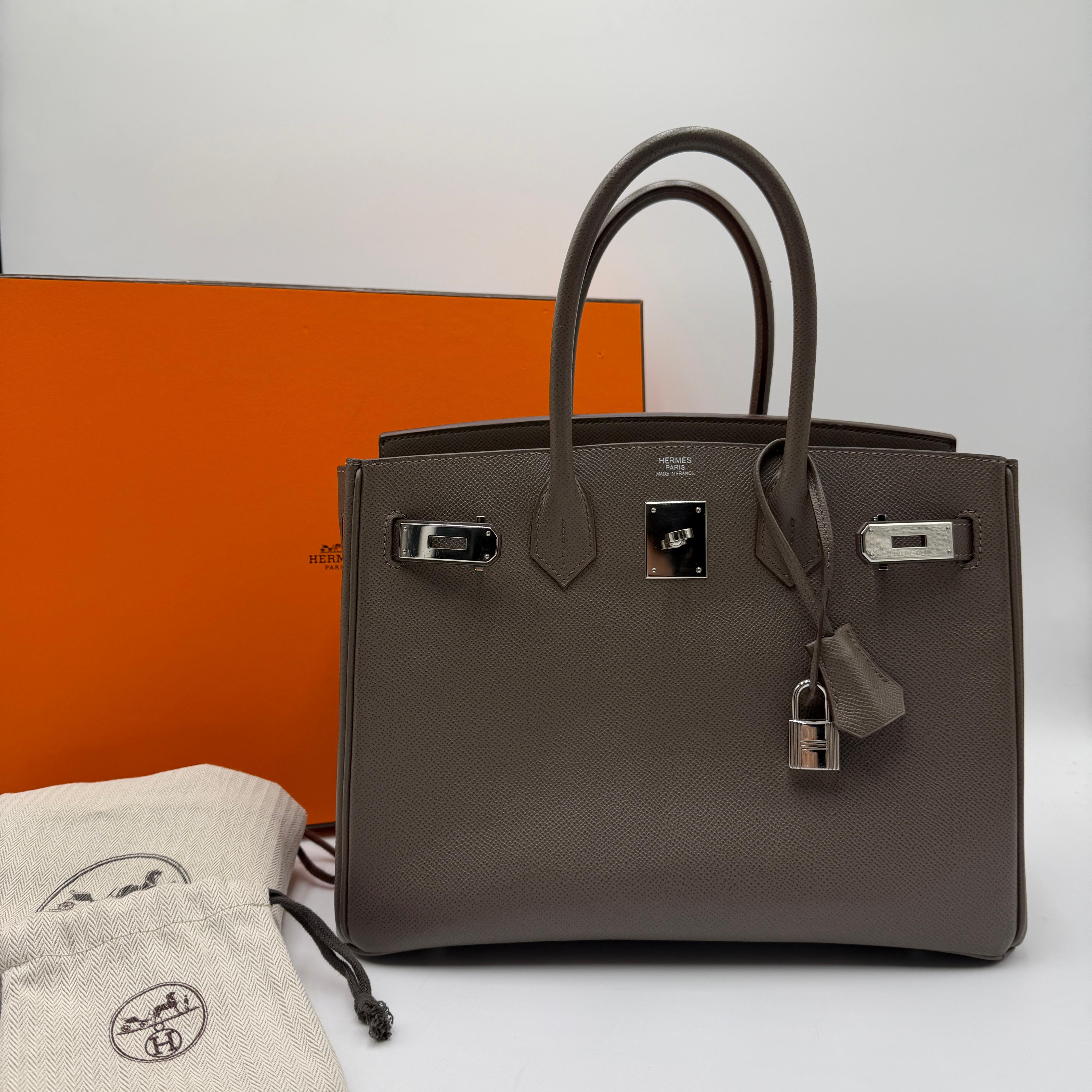 Hermès Birkin 30 Gris Etain