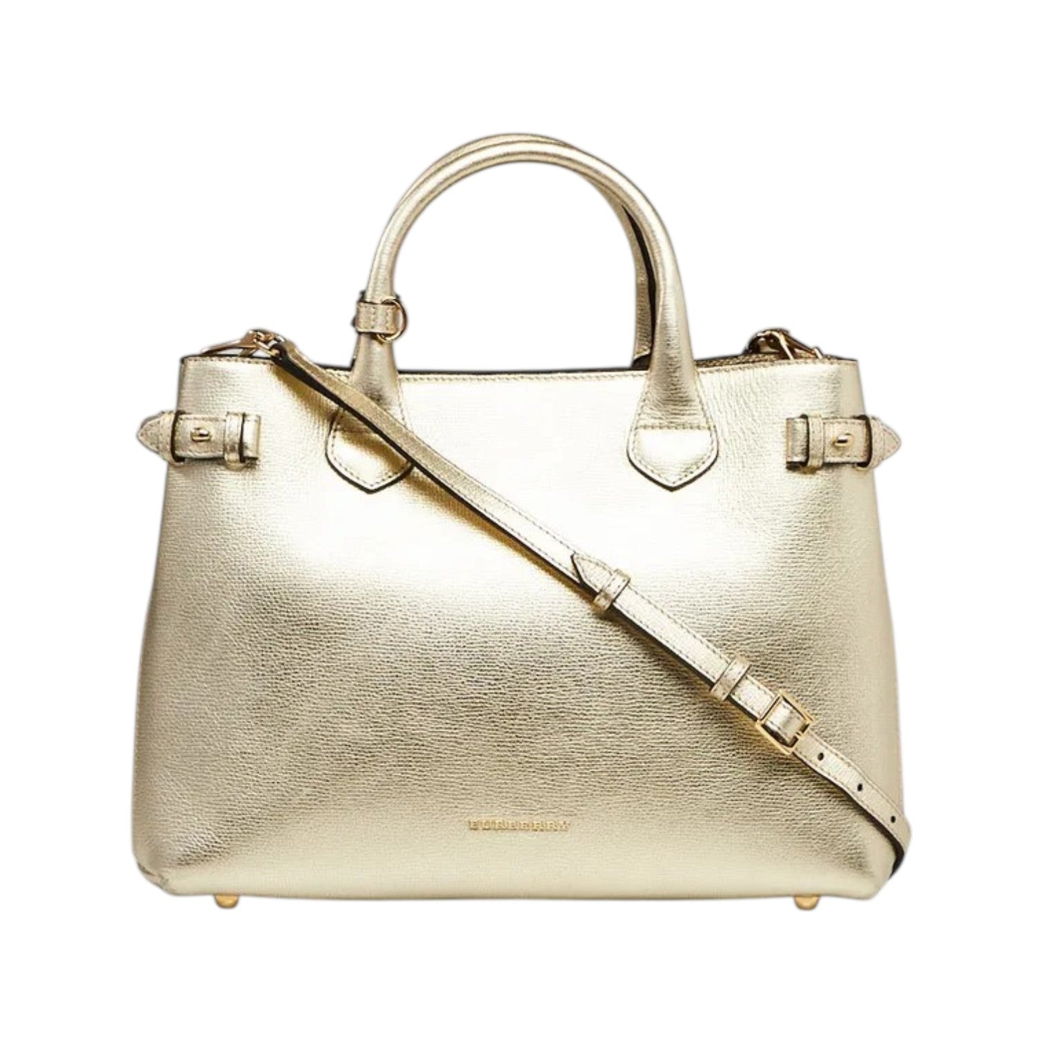 Burberry Metallic House Check Medium Tote