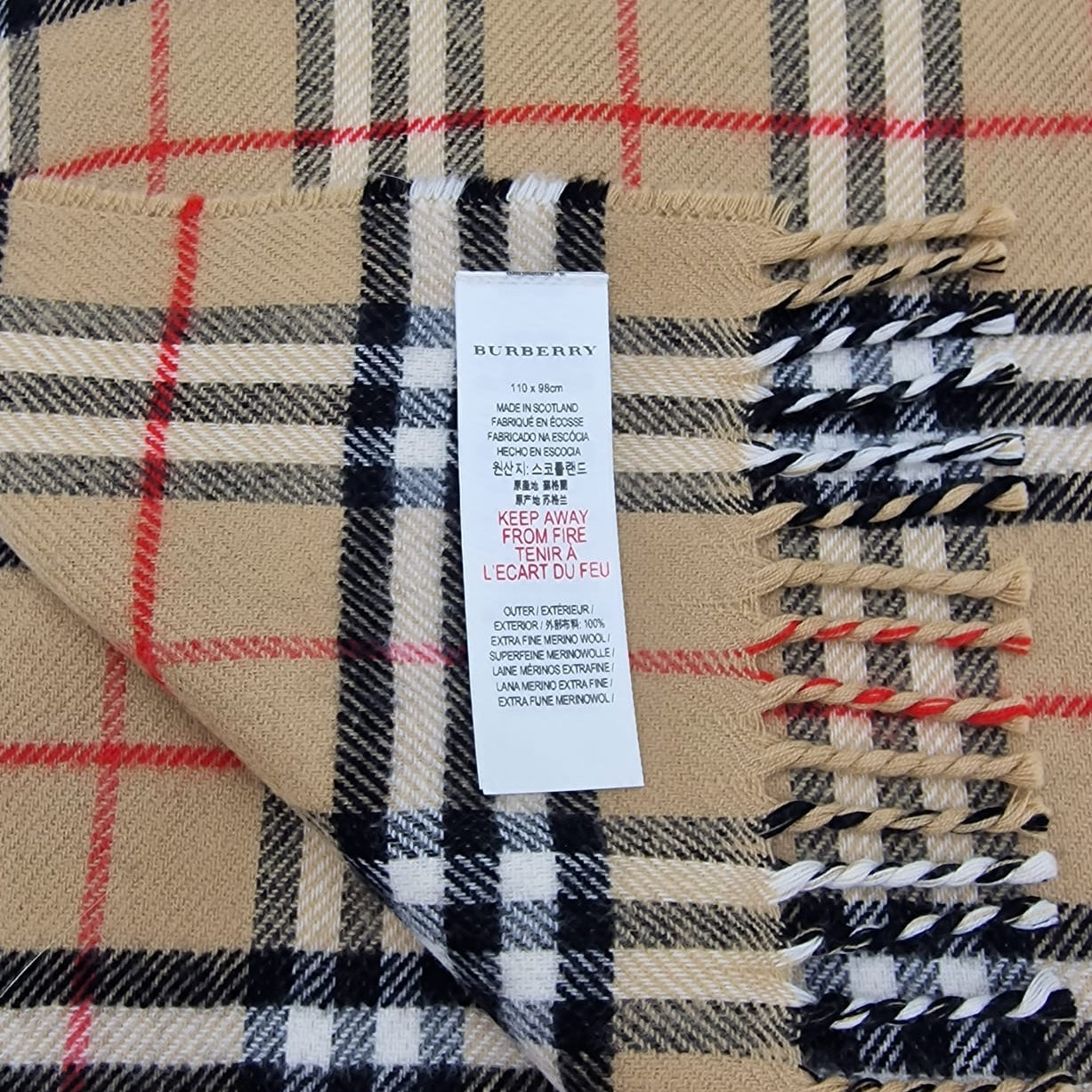 Burberry Wool Scarf