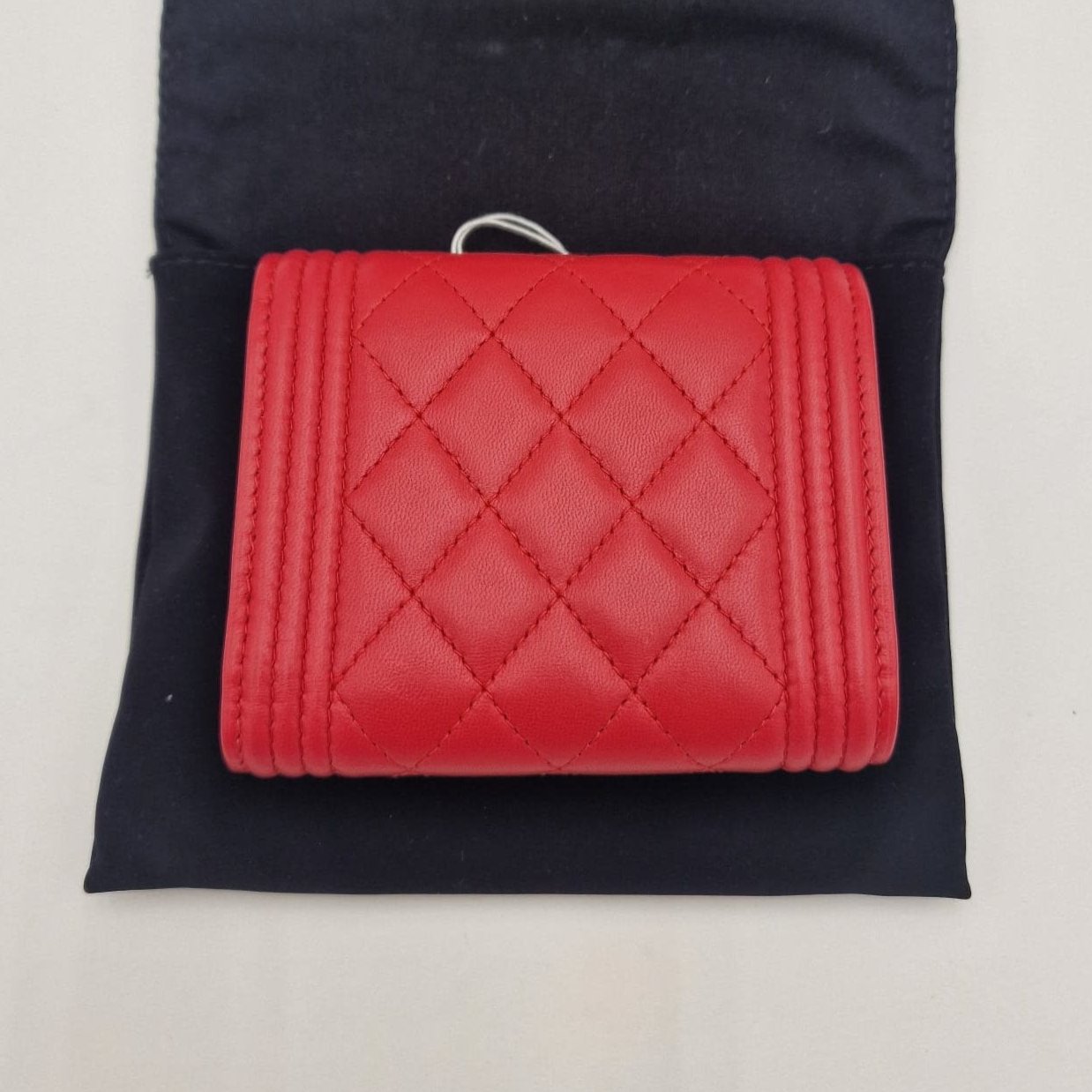 Chanel Boy Flat Small Wallet
