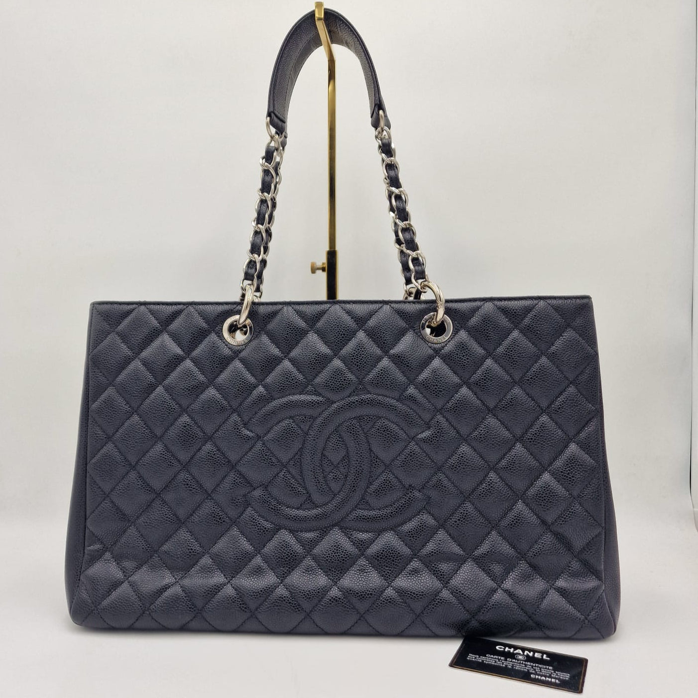 Chanel Grand Shopping Tote XL Black Caviar
