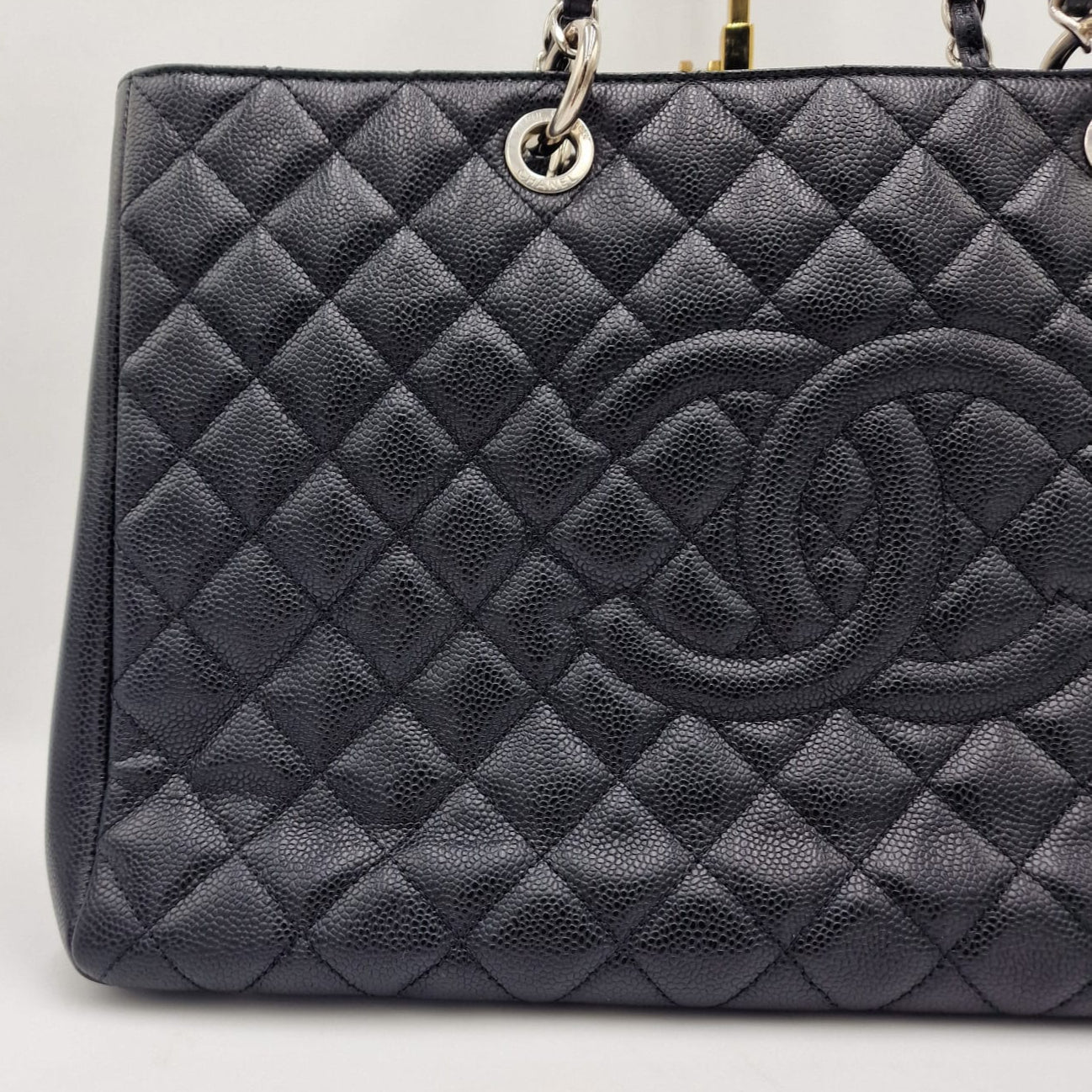 Chanel Grand Shopping Tote XL Black Caviar