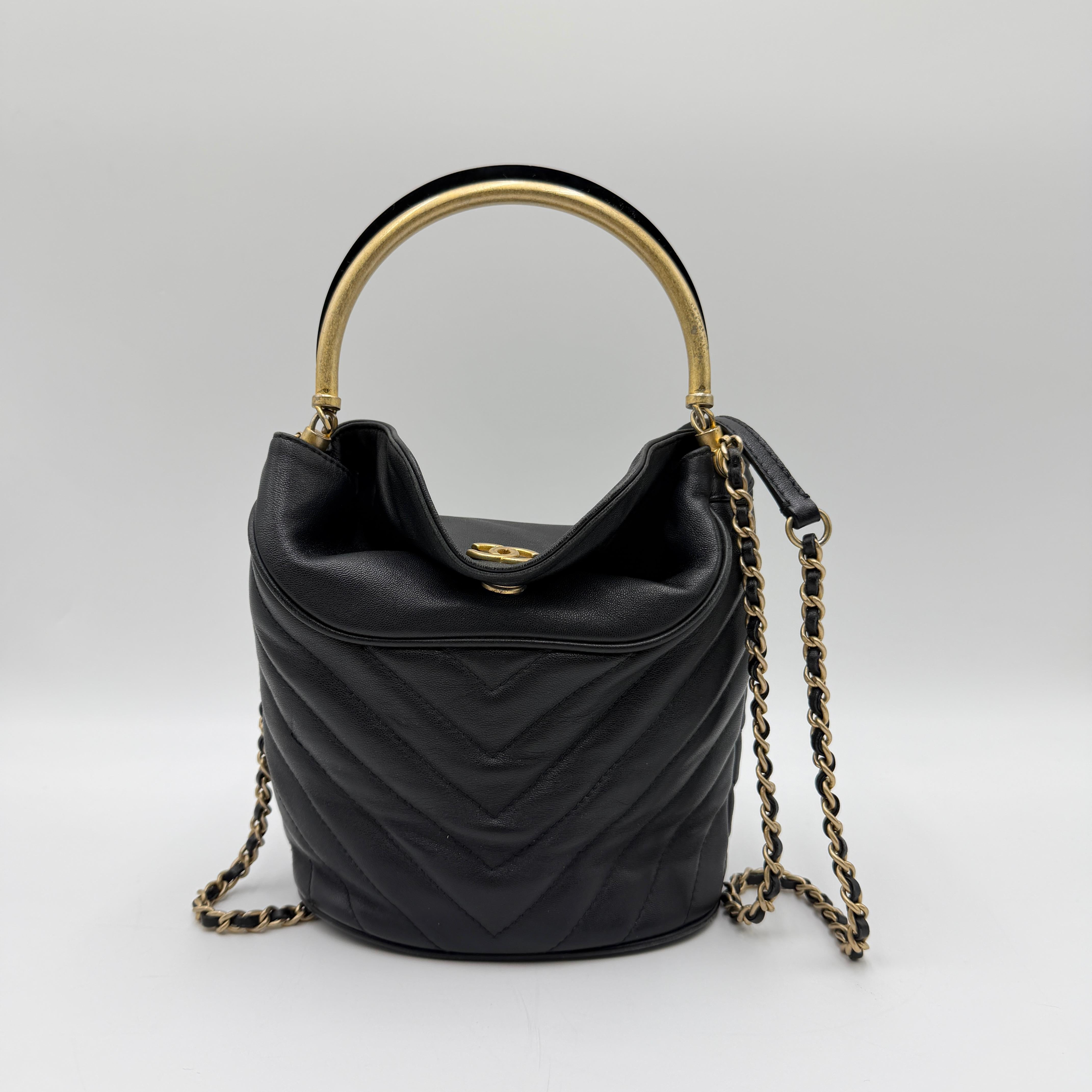 Chanel Handle with Chic Bucket Bag