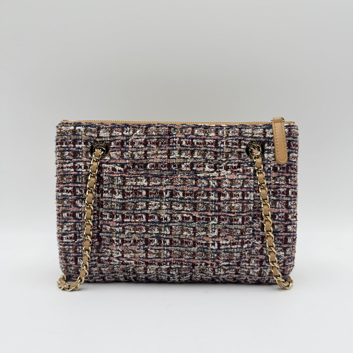 Chanel Lambskin and Tweed Bag