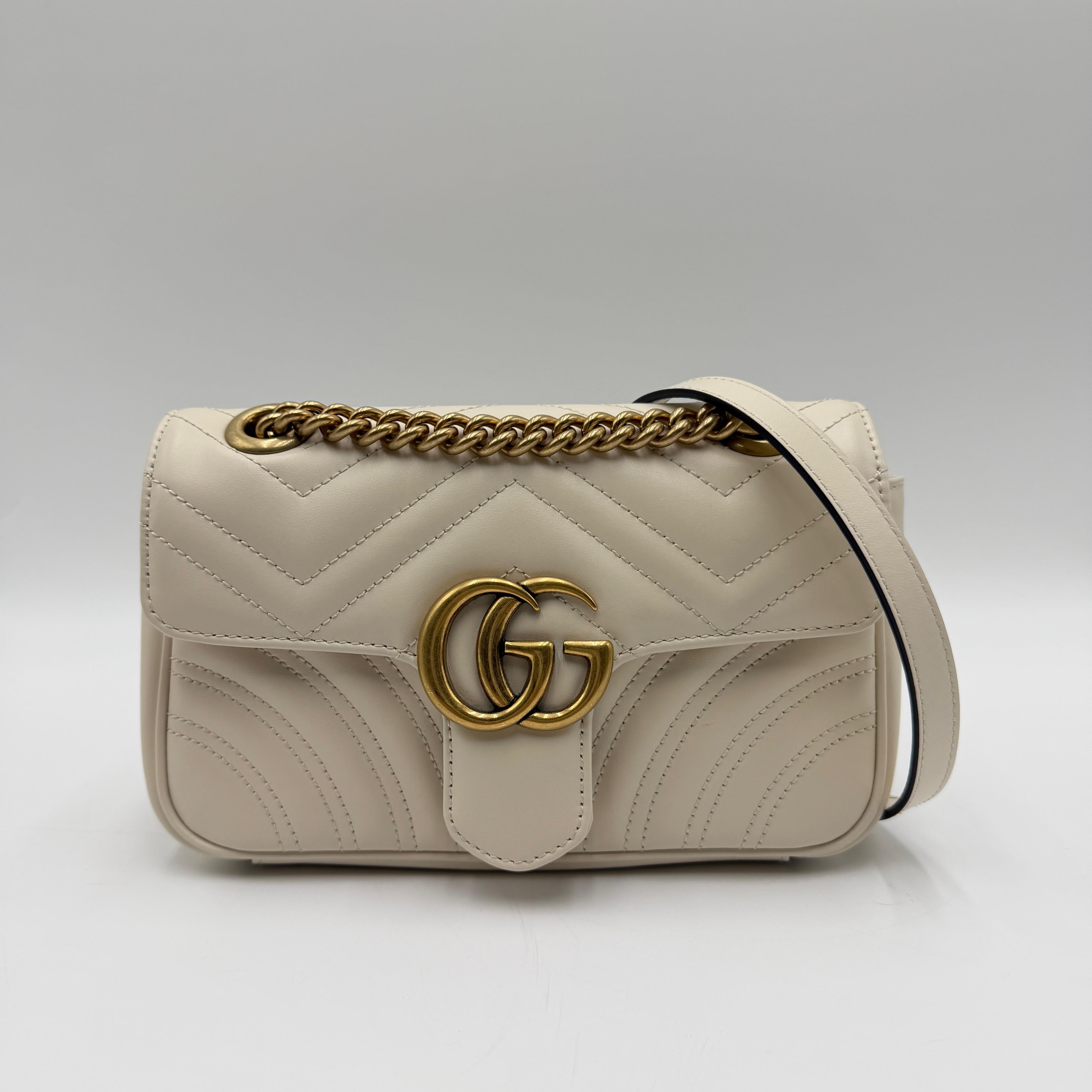 Gucci Marmont Cuero Rosa