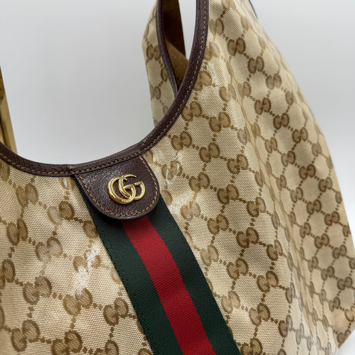 Gucci Giglio Patent Canvas