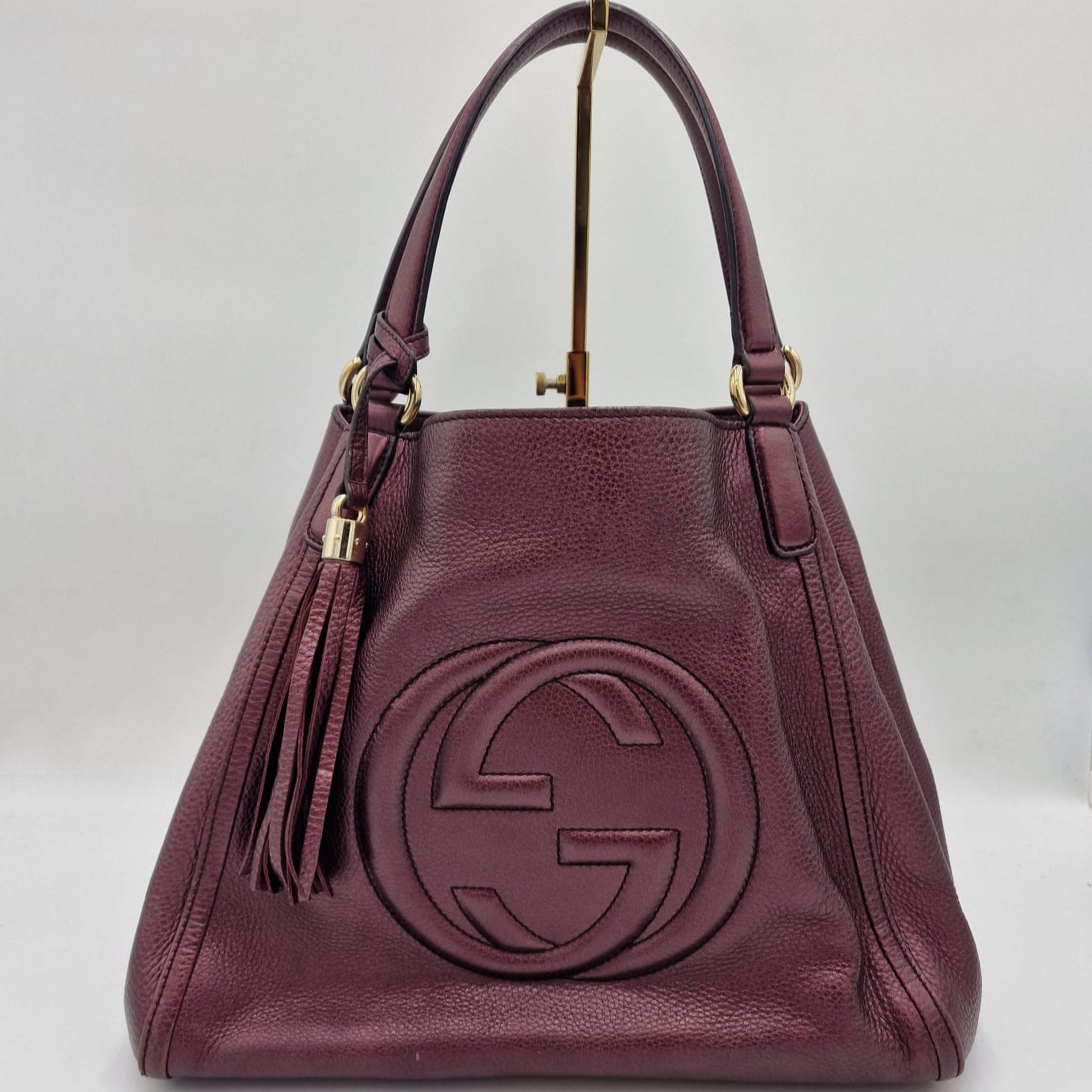 Bolso tote pequeño de cuero Gucci Soho