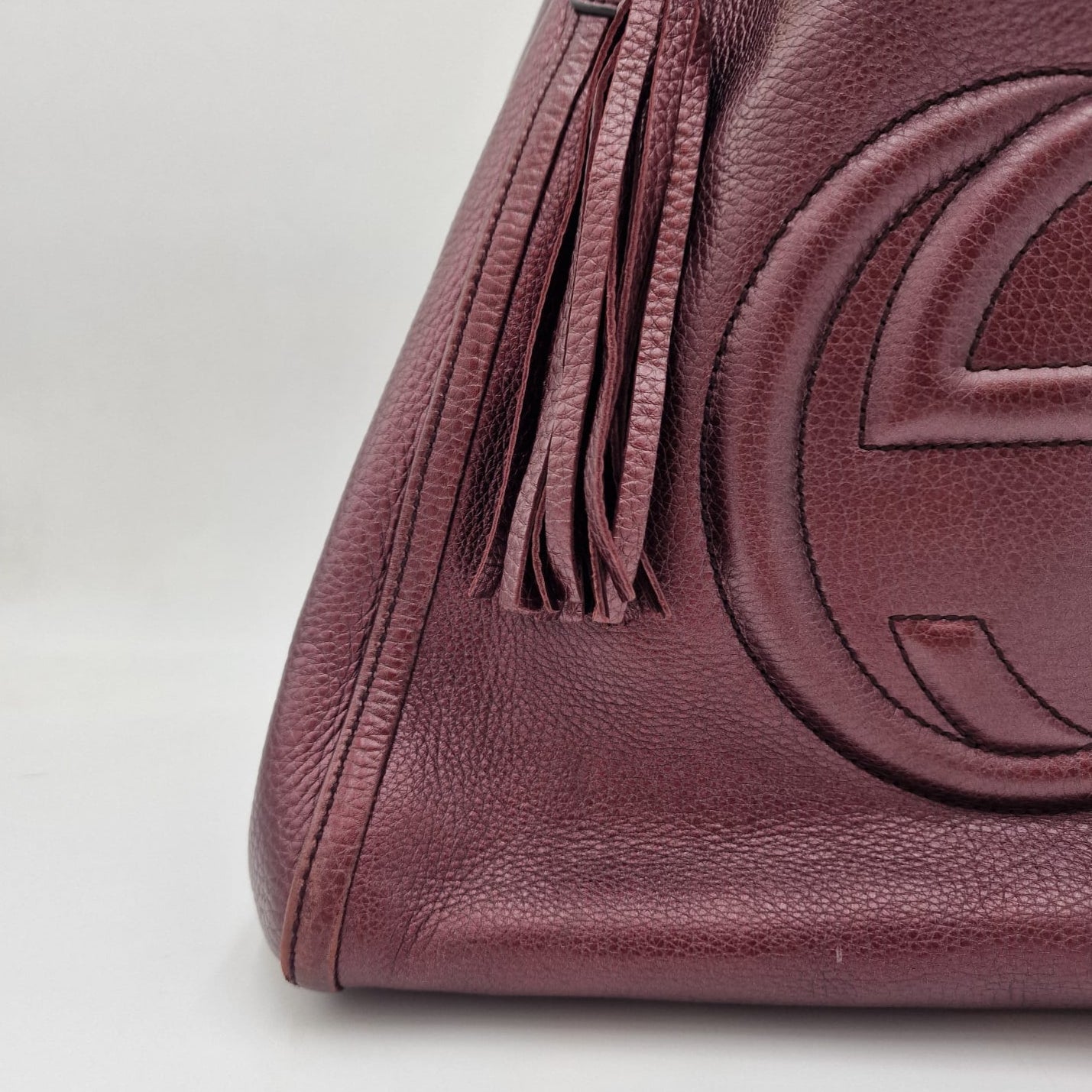 Bolso tote pequeño de cuero Gucci Soho
