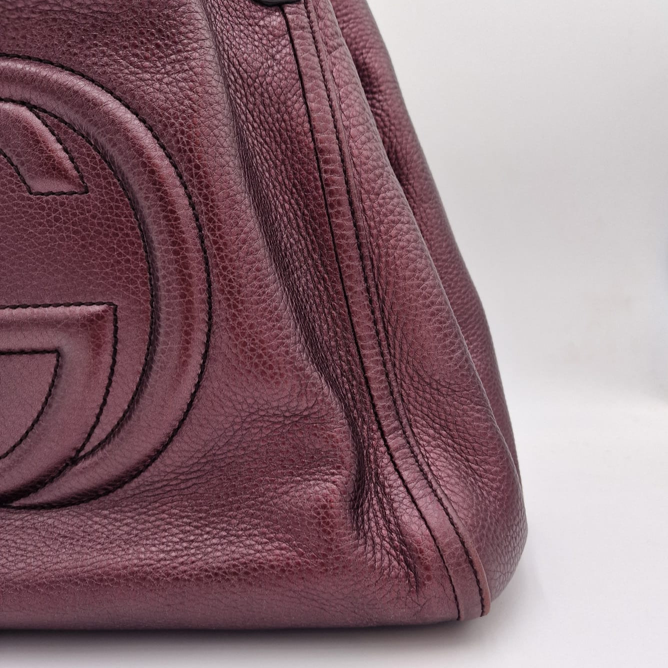 Bolso tote pequeño de cuero Gucci Soho