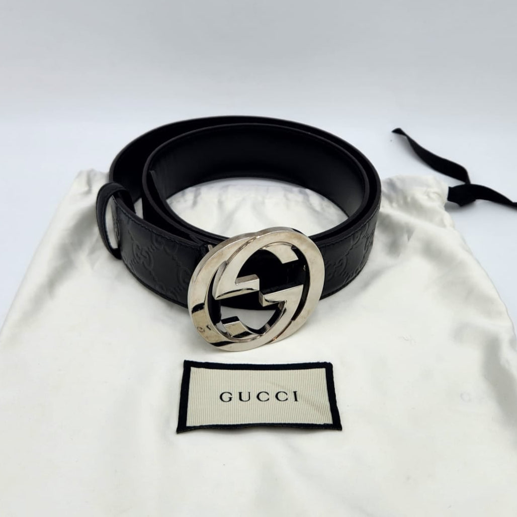 Gucci Signature Leather Belt