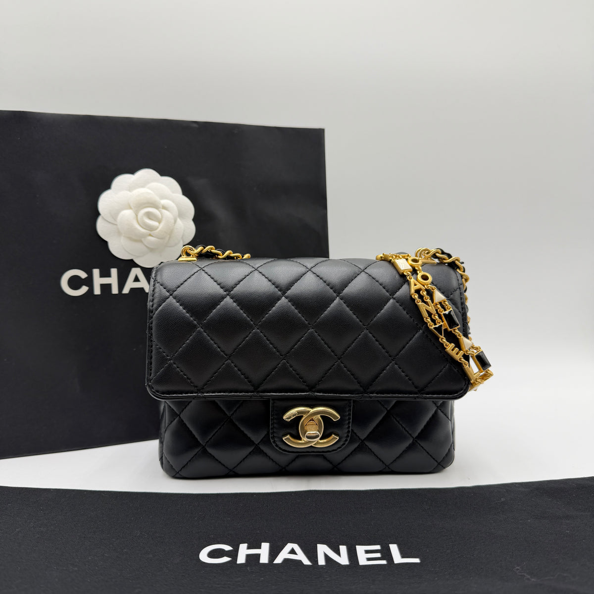 Chanel Mini 22B Enamel Chain