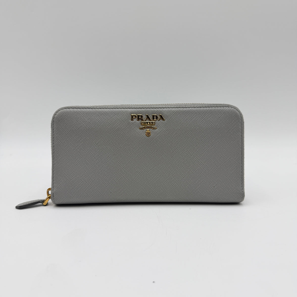 Prada Saffiano Zip-Around Wallet
