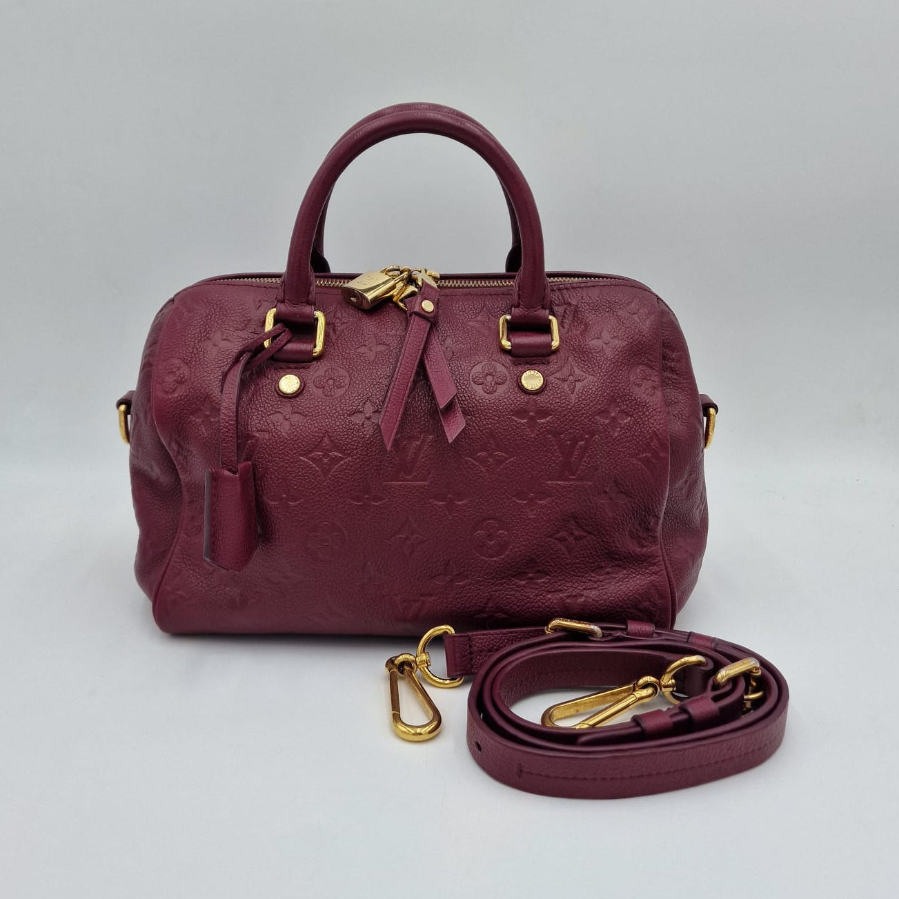 Louis Vuitton Speedy 25 Bandouliere Empreinte Monogram