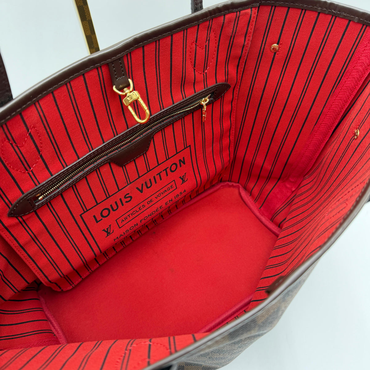 Louis Vuitton Neverfull MM Damier Ebene.