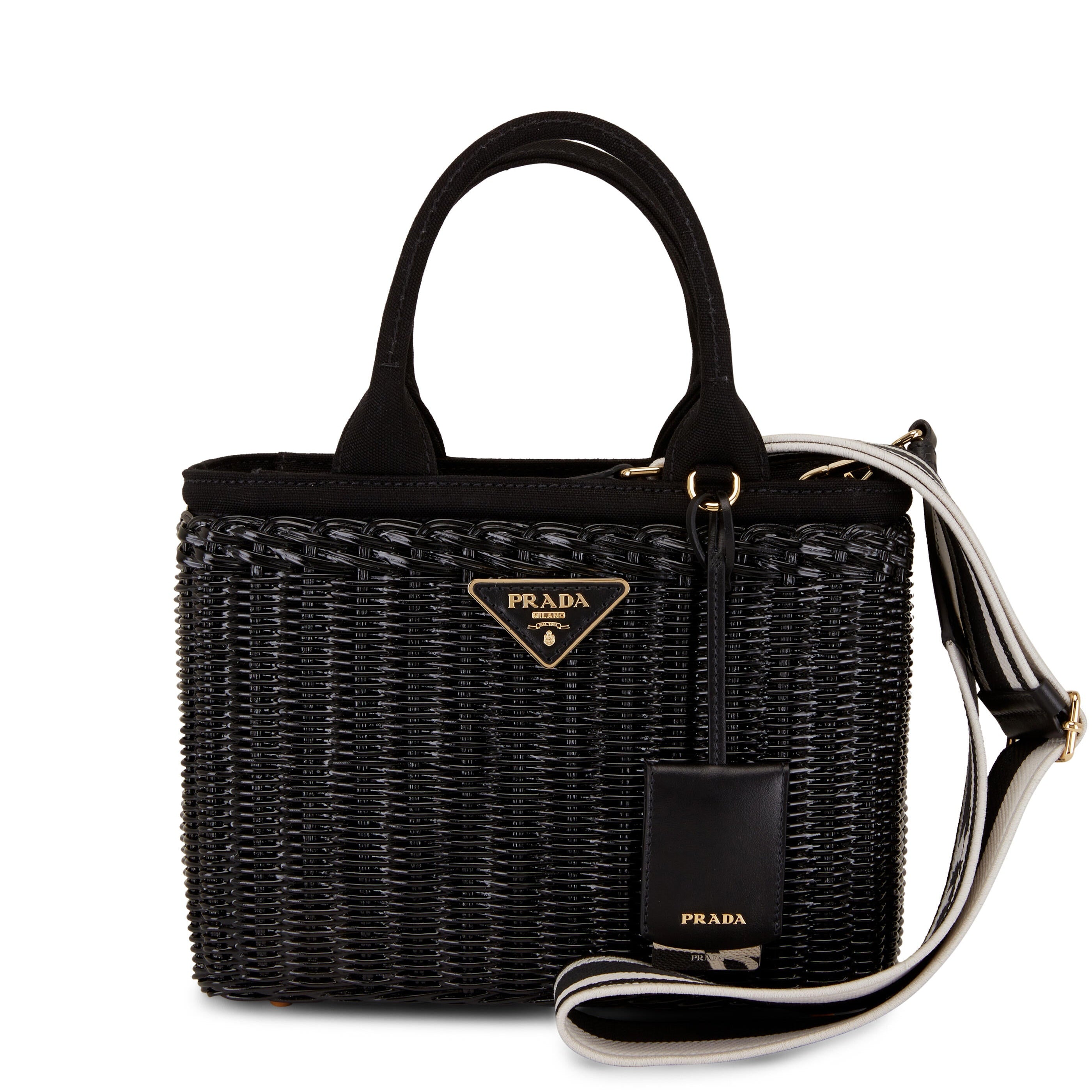 Prada Wicker Basket Bag