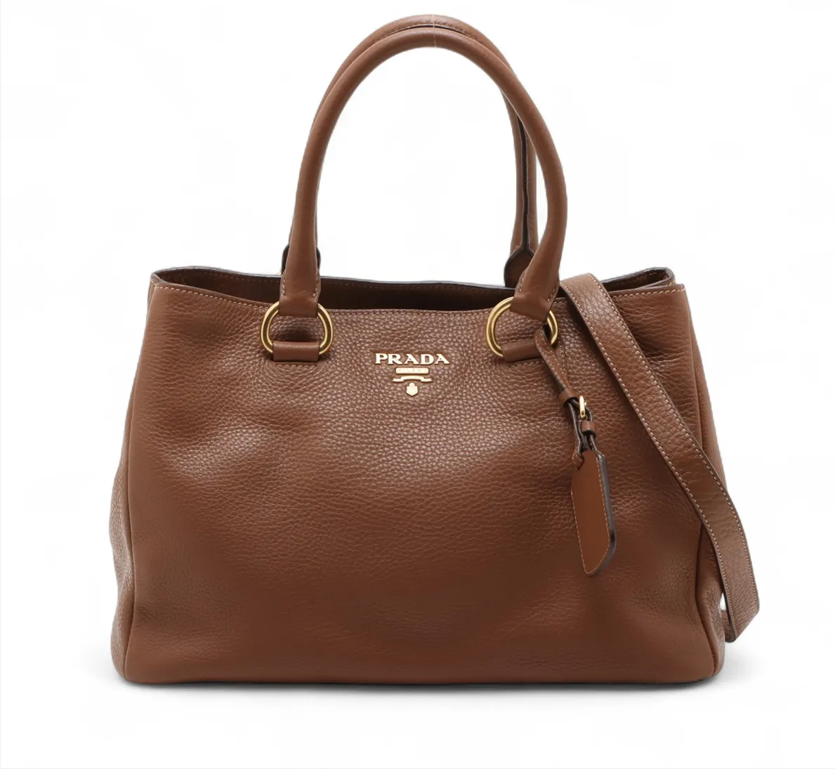 Prada Daino Vitello Tote