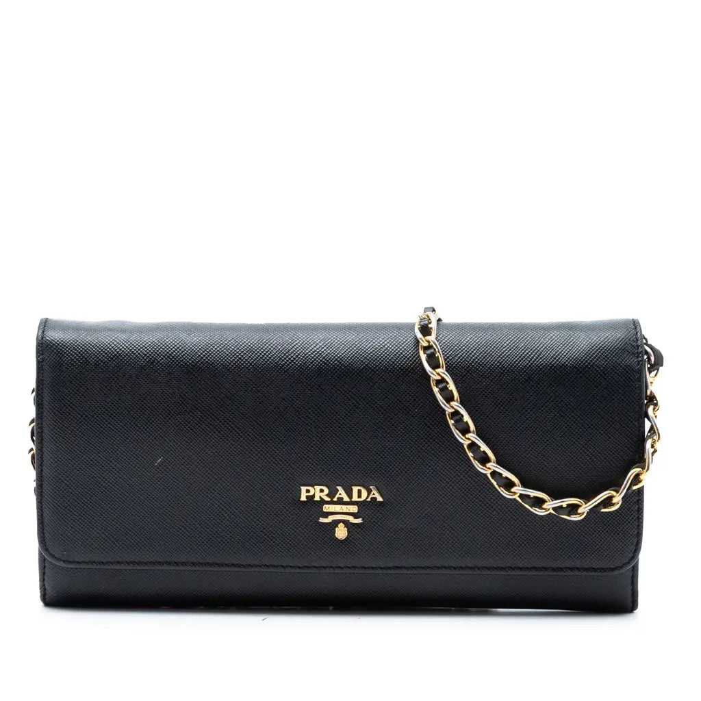 Prada Saffiano Wallet On Chain