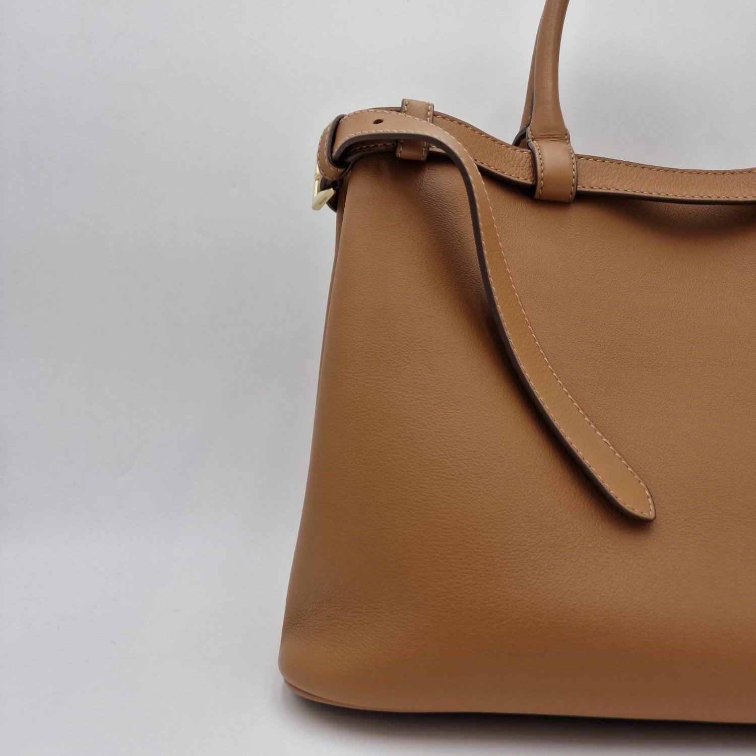 Prada Buckle Medium leather handbag with belt