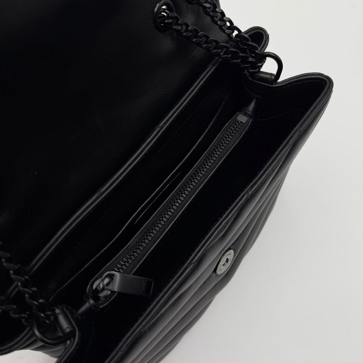 Saint Laurent Loulou Small Black Hardware