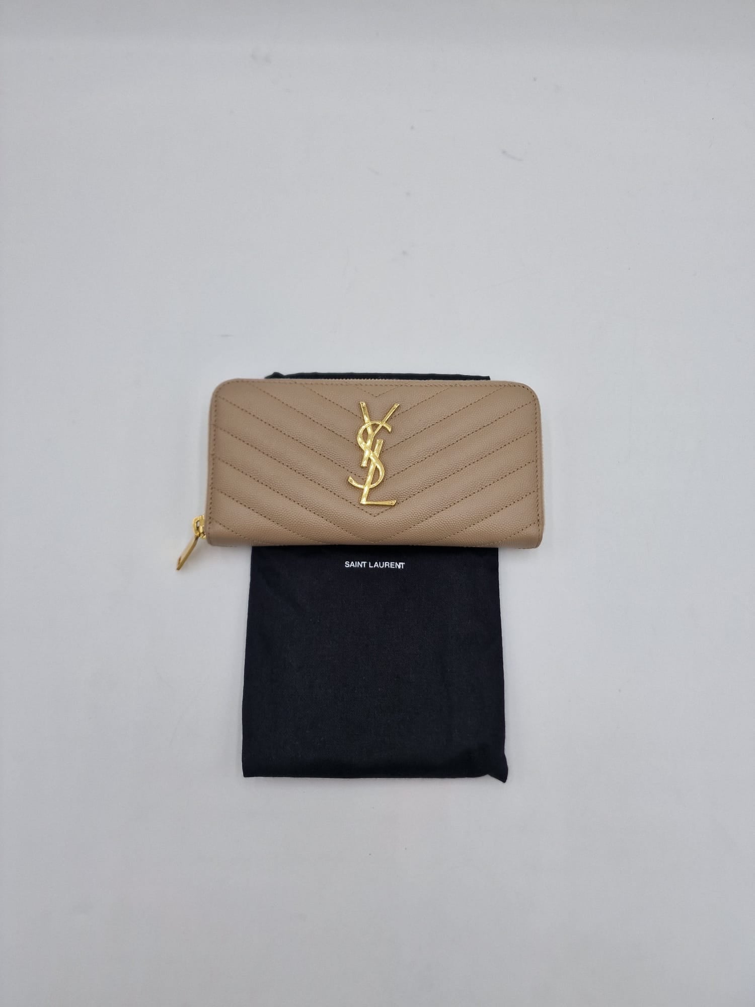 Saint Laurent Wallet caviar leather