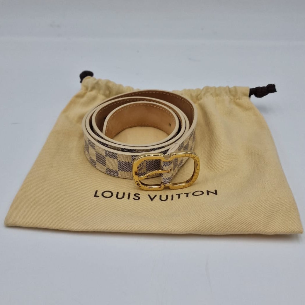 Louis Vuitton Damier Azur Belt