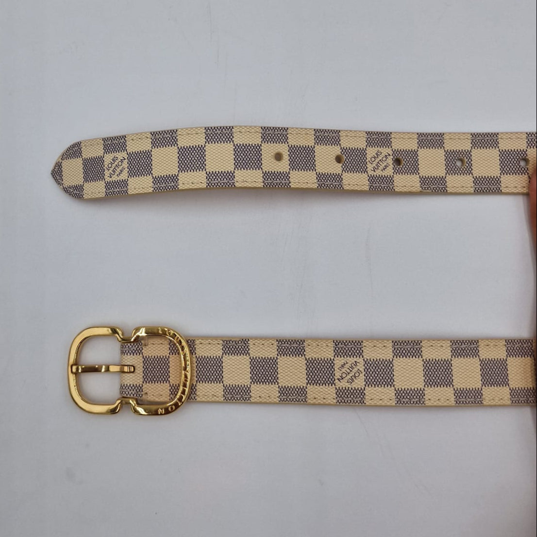 Louis Vuitton Damier Azur Belt