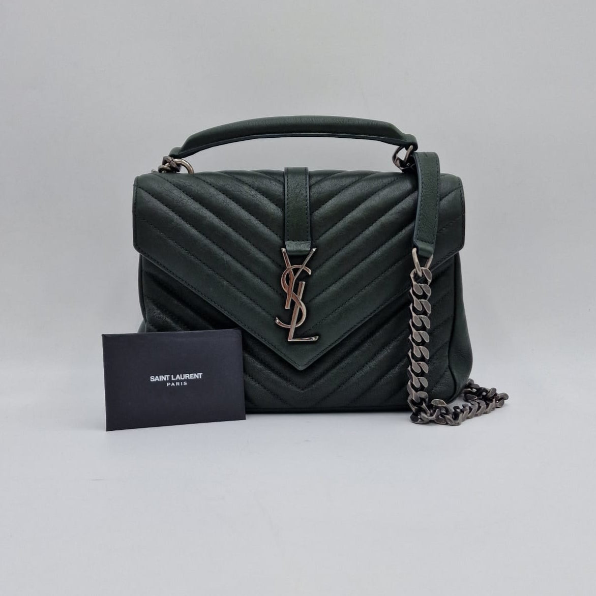 Saint Laurent College Green Bag