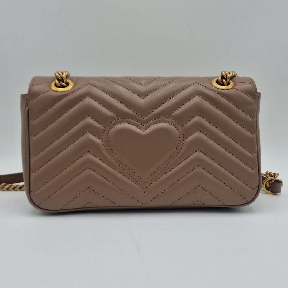Gucci Marmont Rosa Viejo Pequeño
