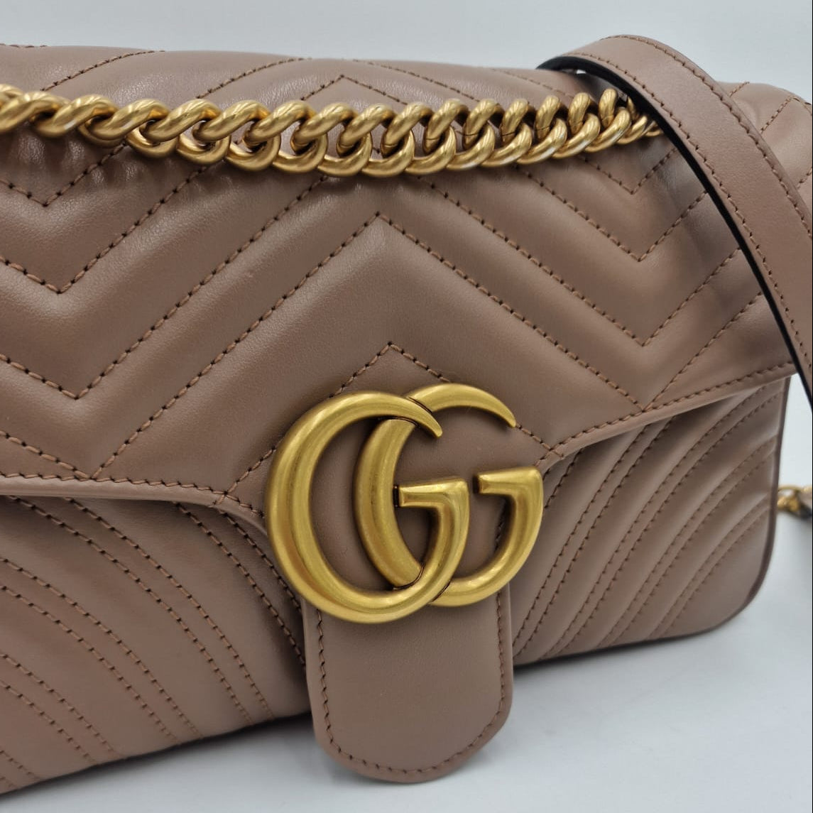 Gucci Marmont Rosa Viejo Pequeño