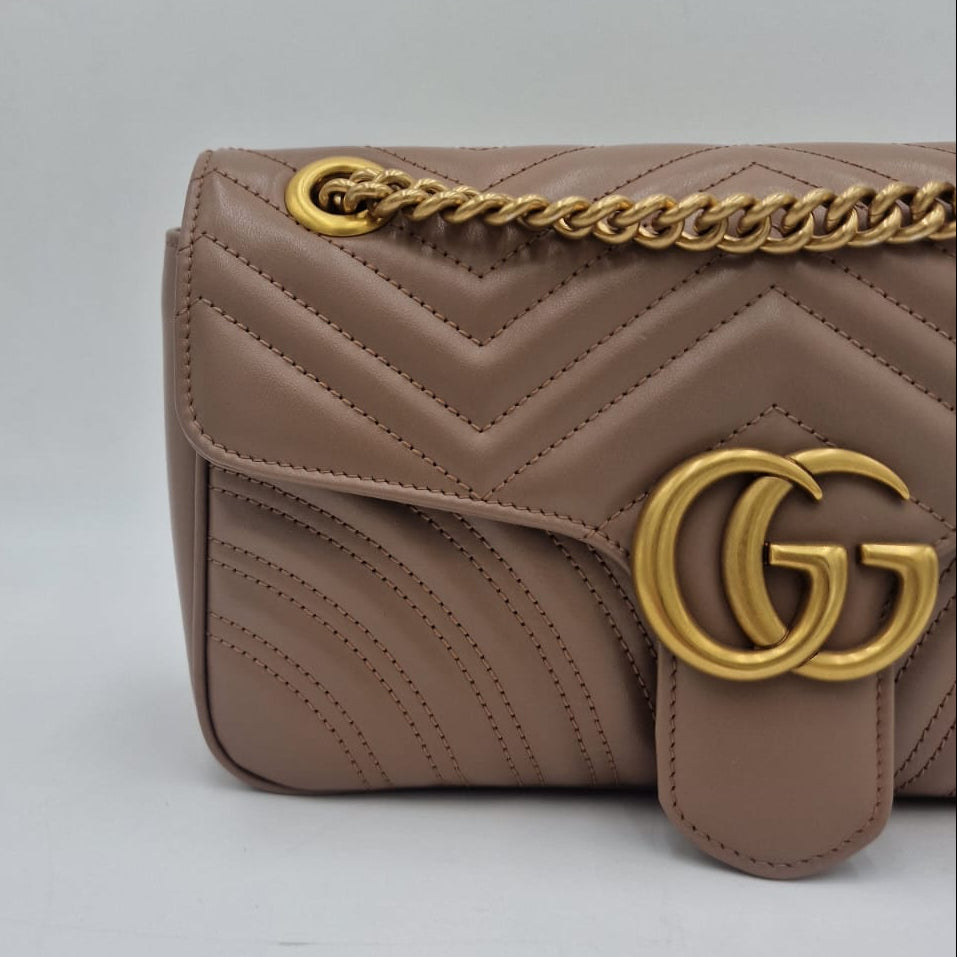 Gucci Marmont Rosa Viejo Pequeño