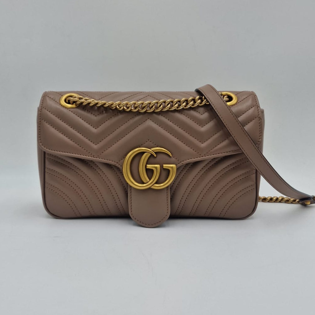 Gucci Marmont Rosa Viejo Pequeño