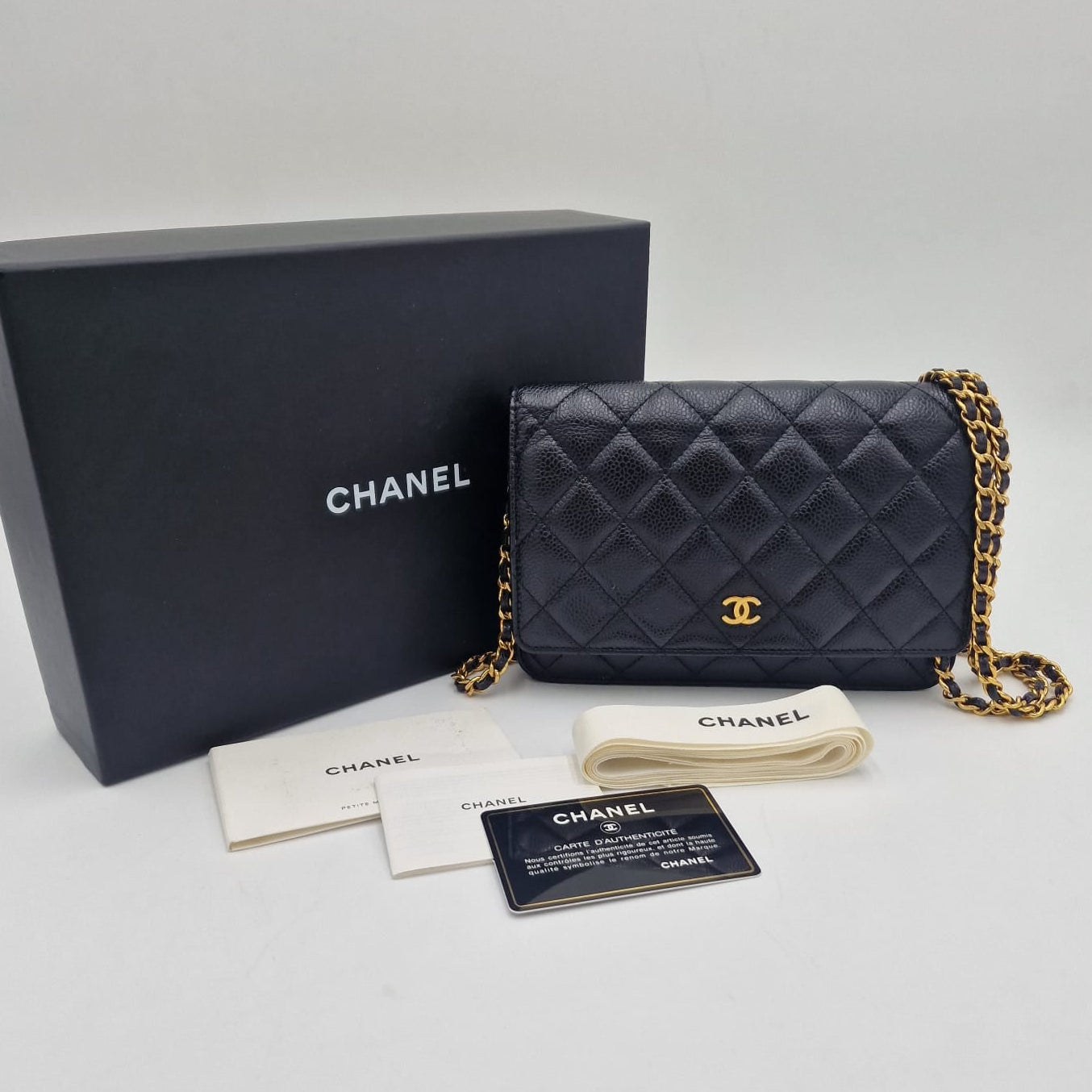 Chanel Classic Caviar WOC