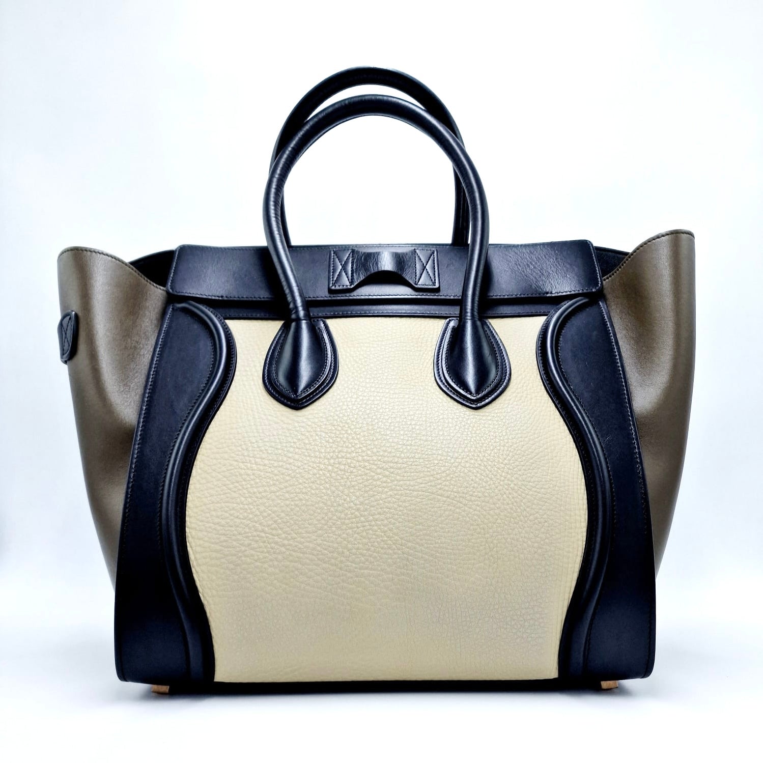 Celine Mini Luggage Tricolor Tote Bag