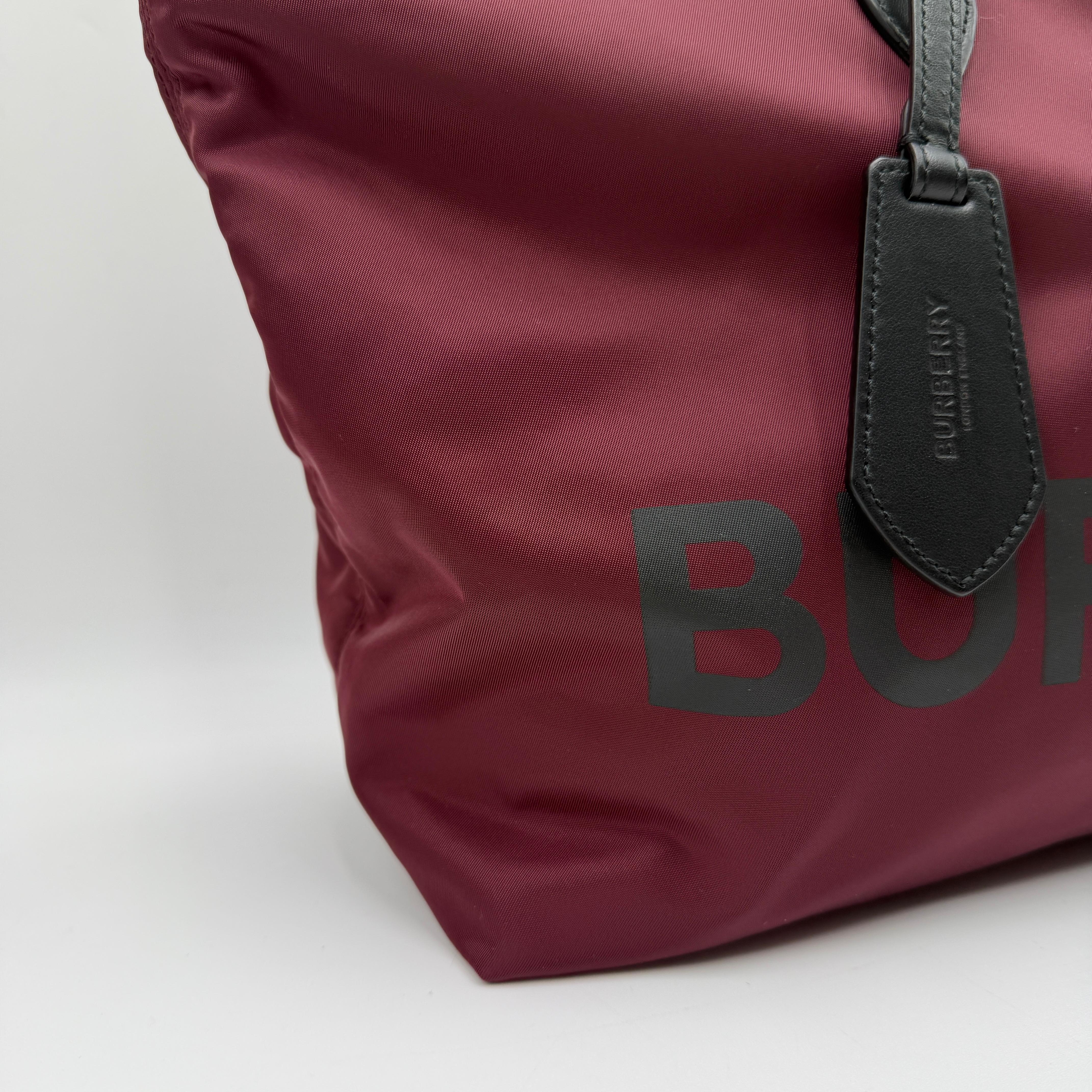 Burberry Logo Nylon Ardwell Tote