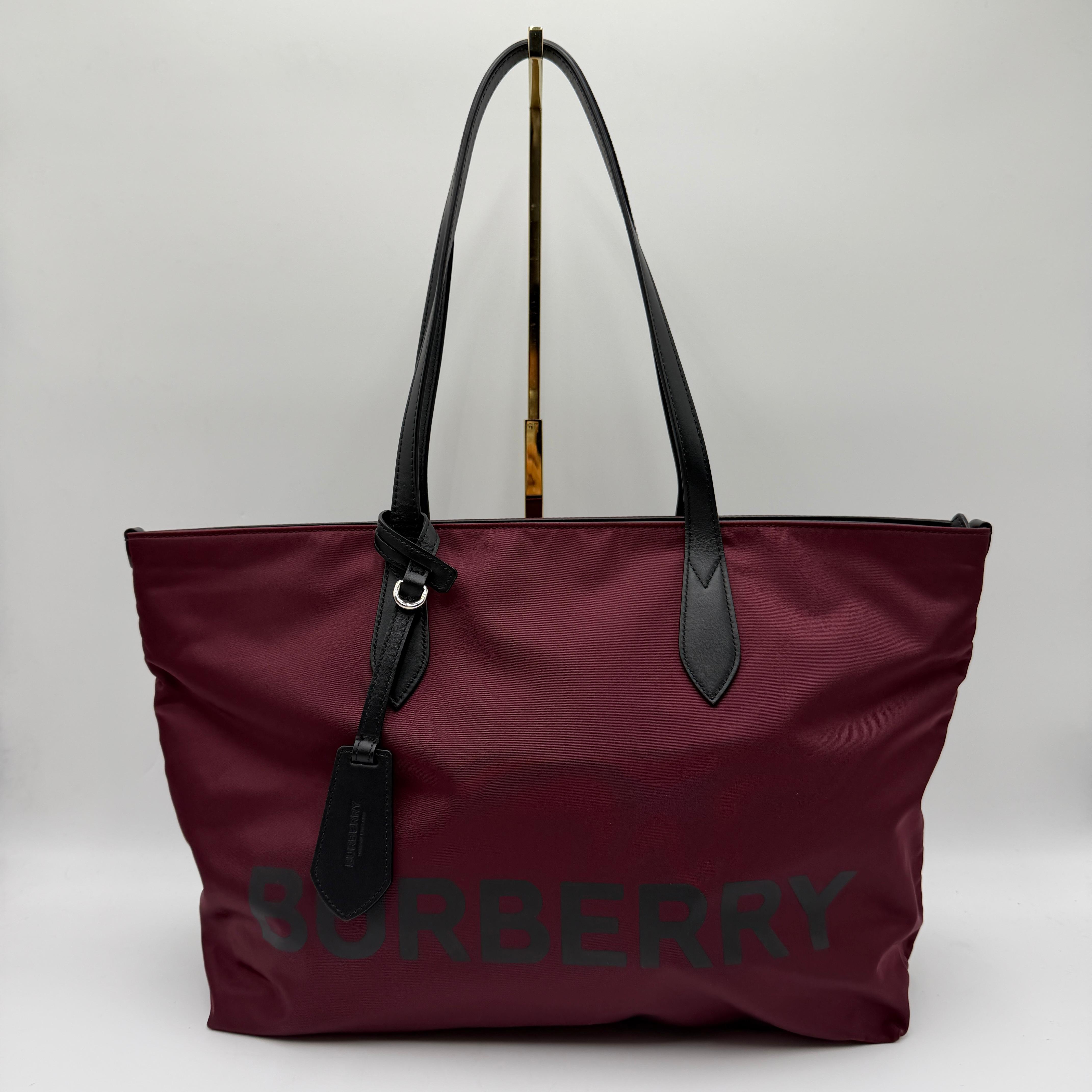 Burberry Logo Nylon Ardwell Tote