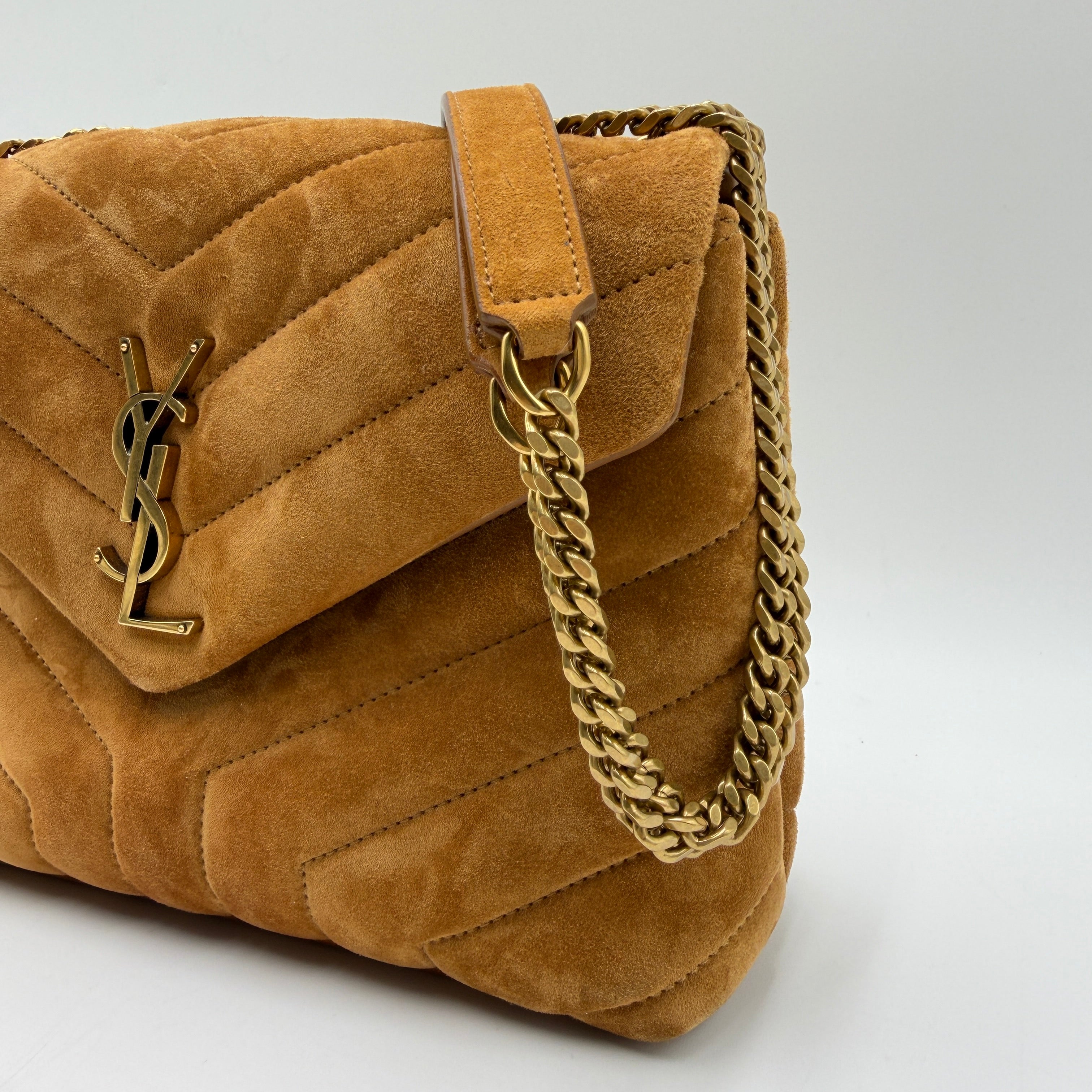 Saint Laurent Loulou Small Suede