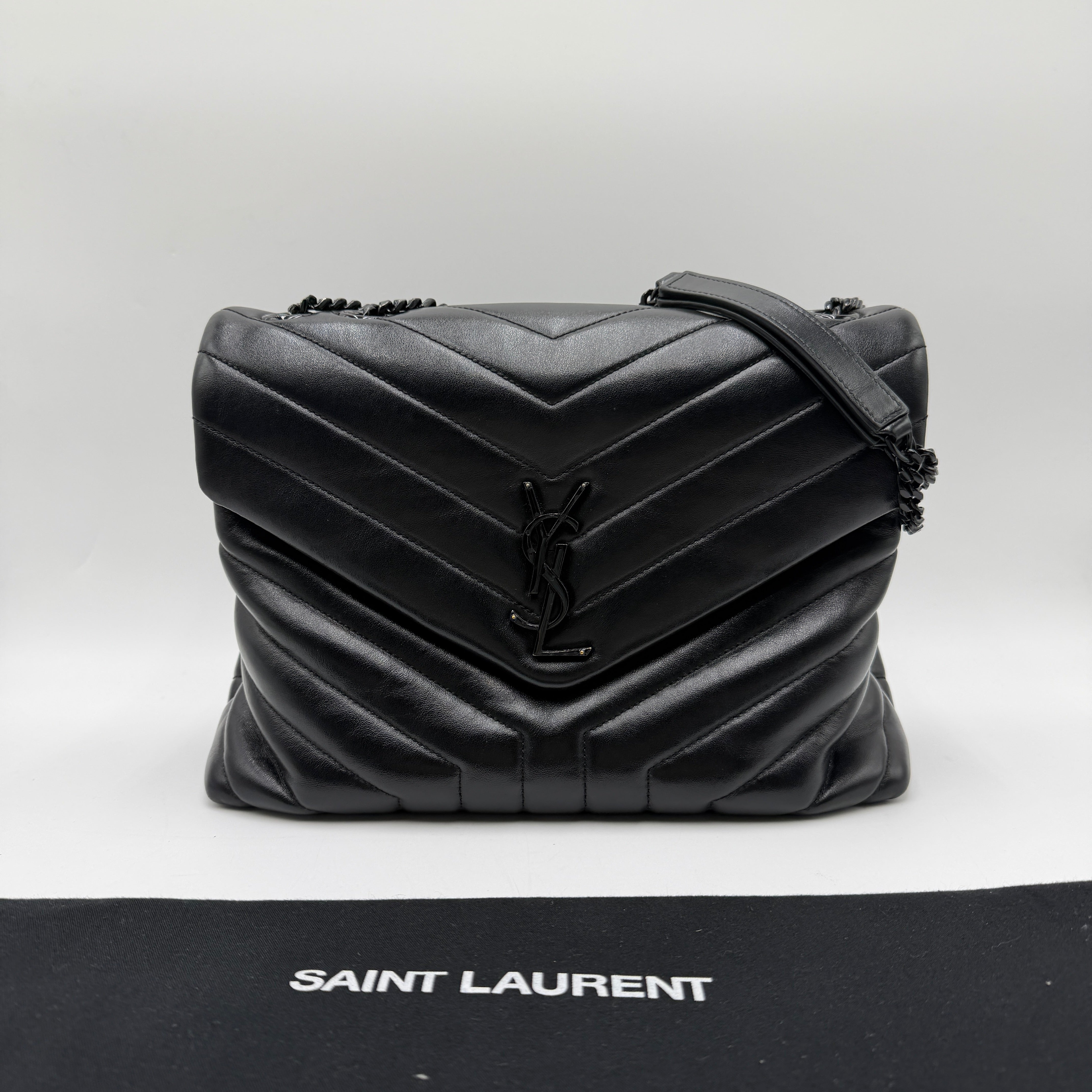 Saint Laurent Loulou Mediano Herrajes negros