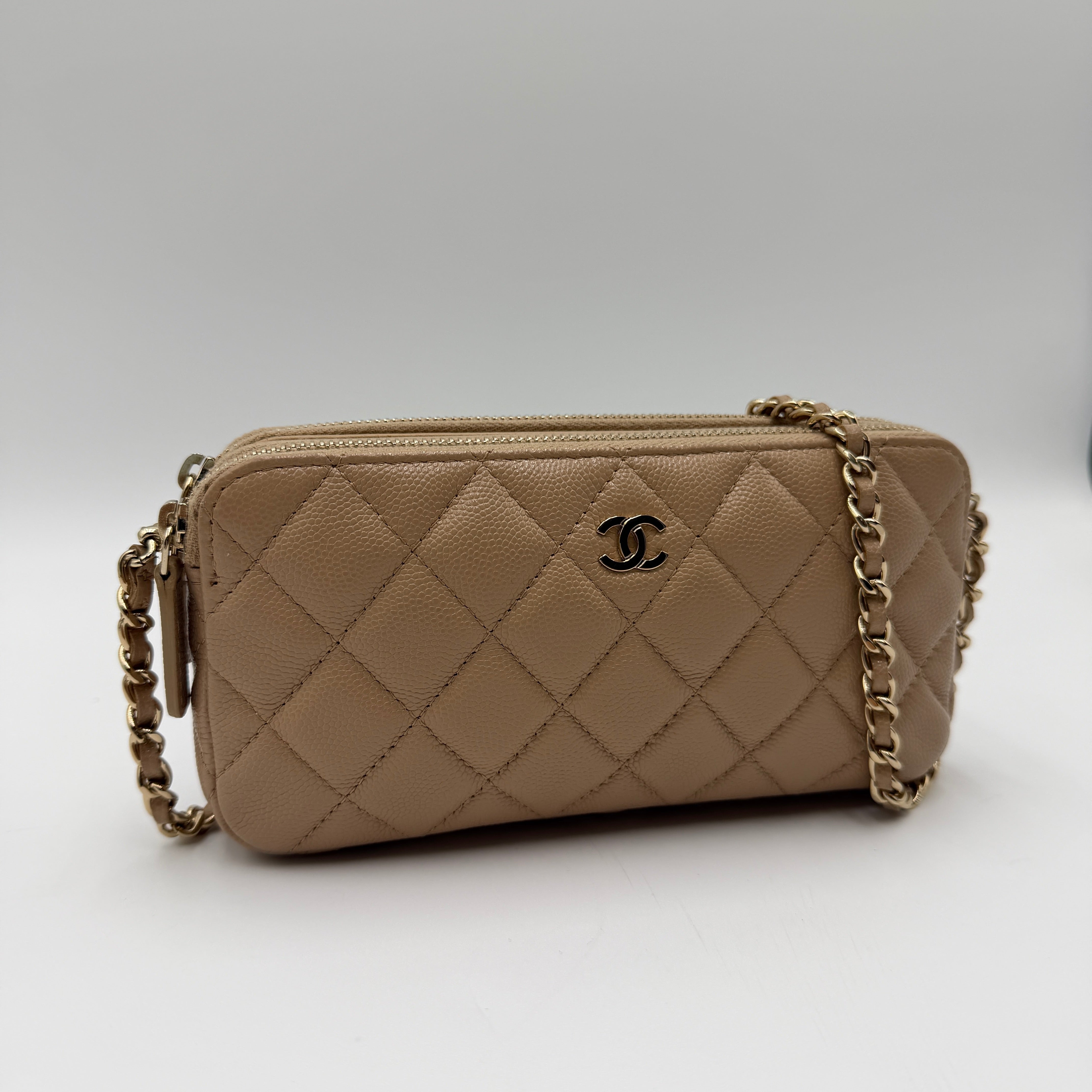 Chanel WOC Caviar Double Zip