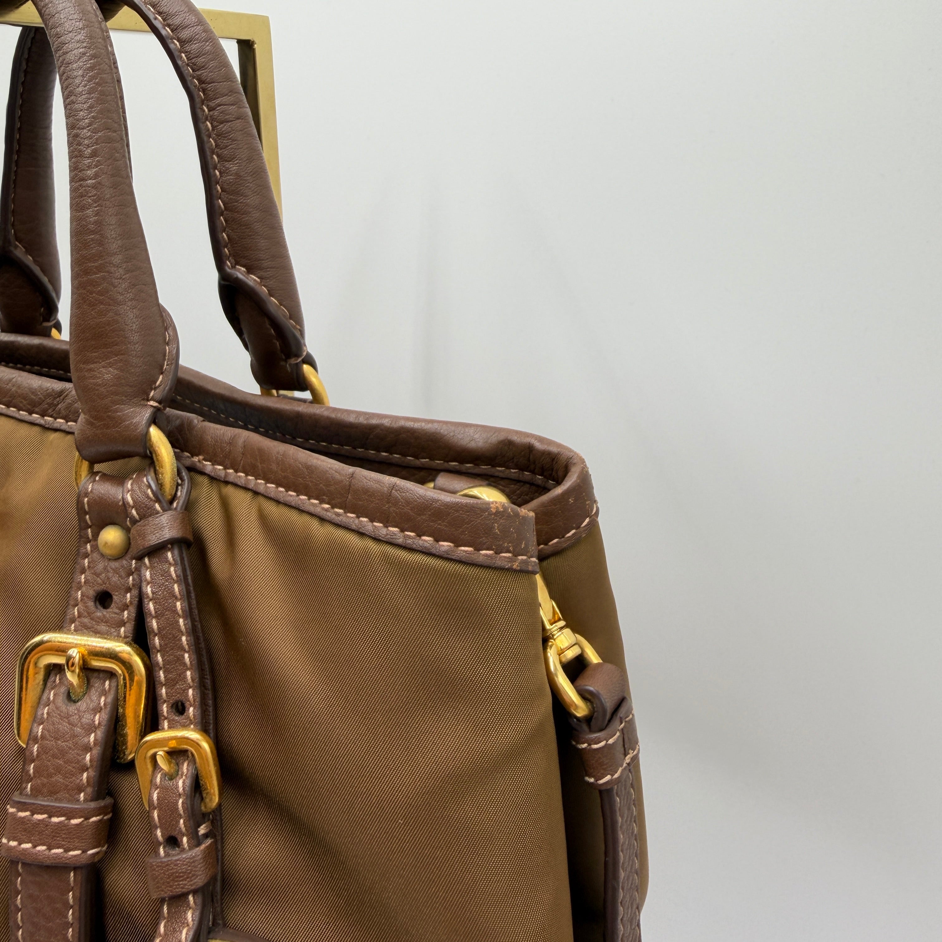 Prada Vitello Daino Tessuto