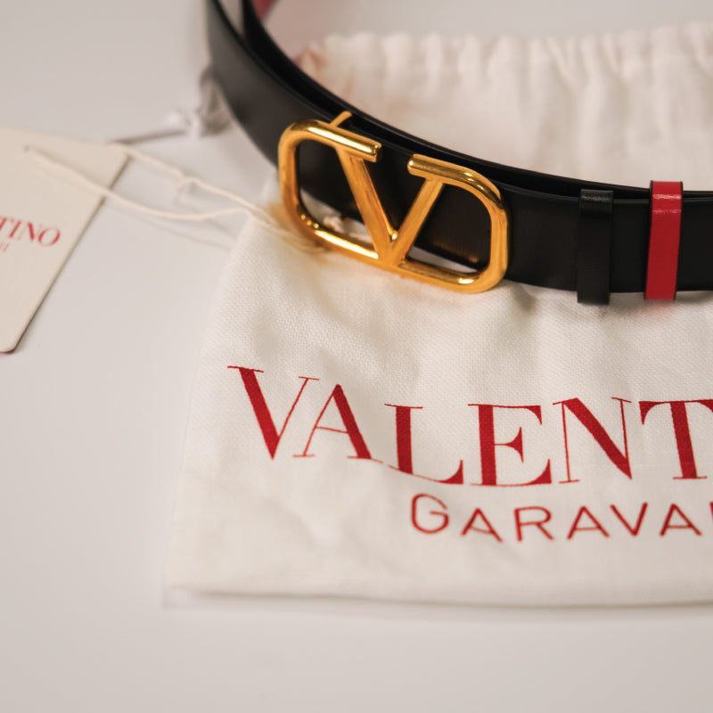 Valentino Reversible VLOGO Belt