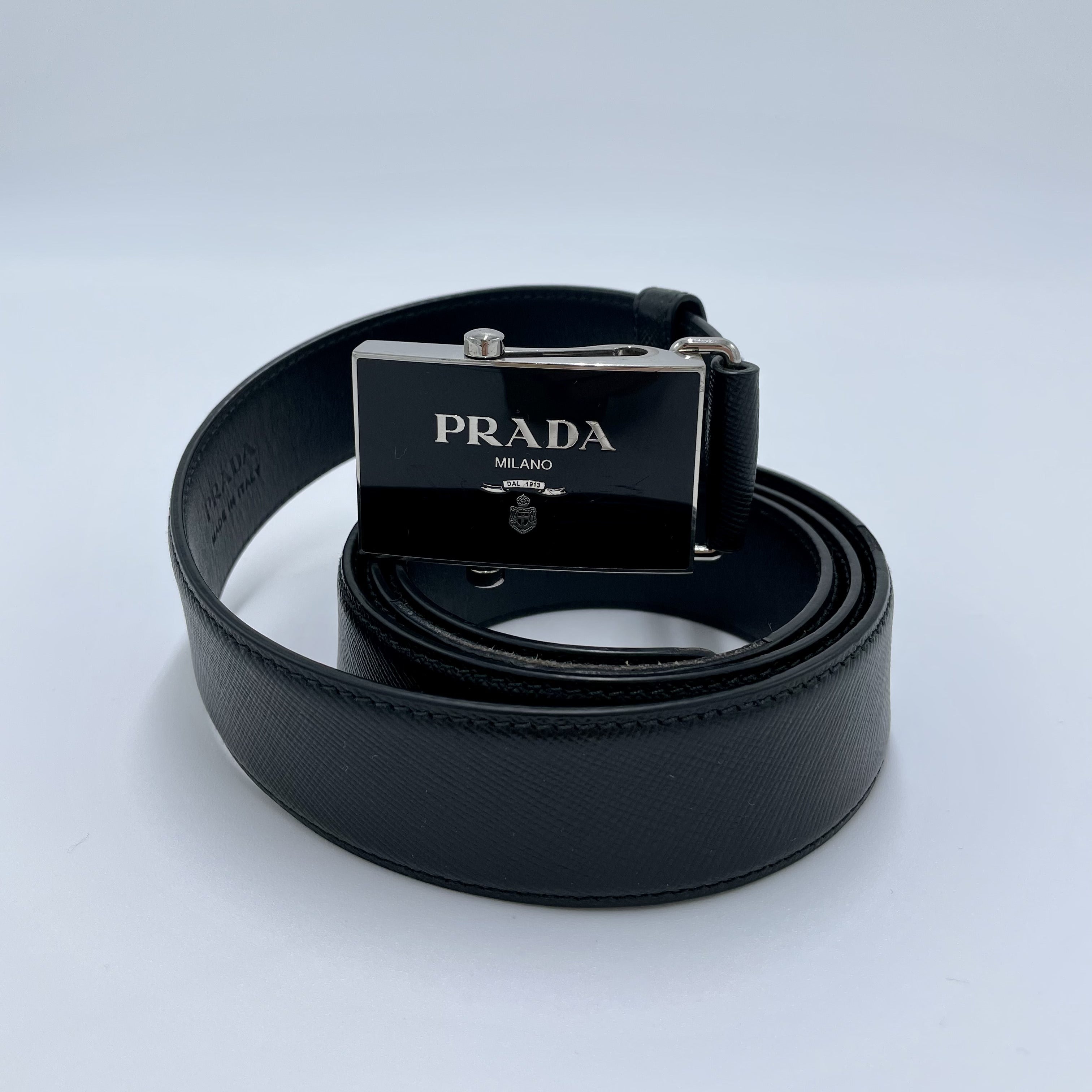 Prada Men's Saffiano Belt