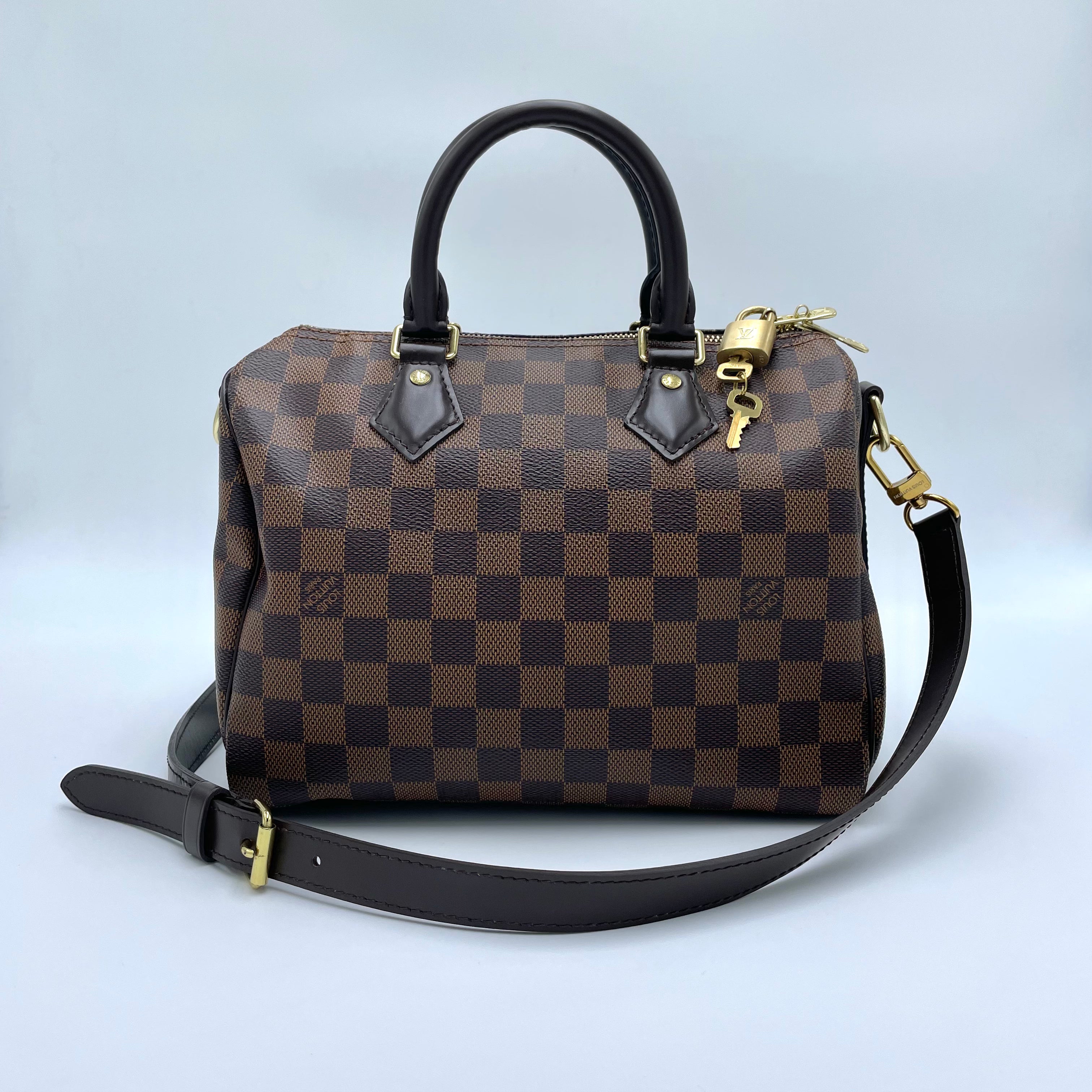 Louis Vuitton Speedy 25 Damier Ebene c/ Alça