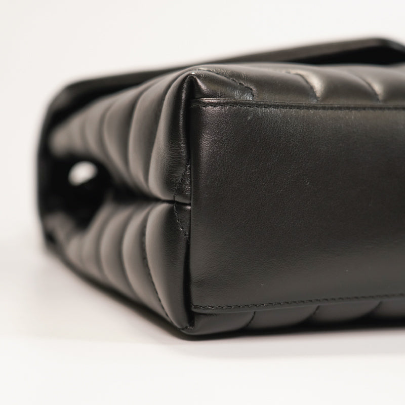 Saint Laurent Loulou Small Leather Bag Black