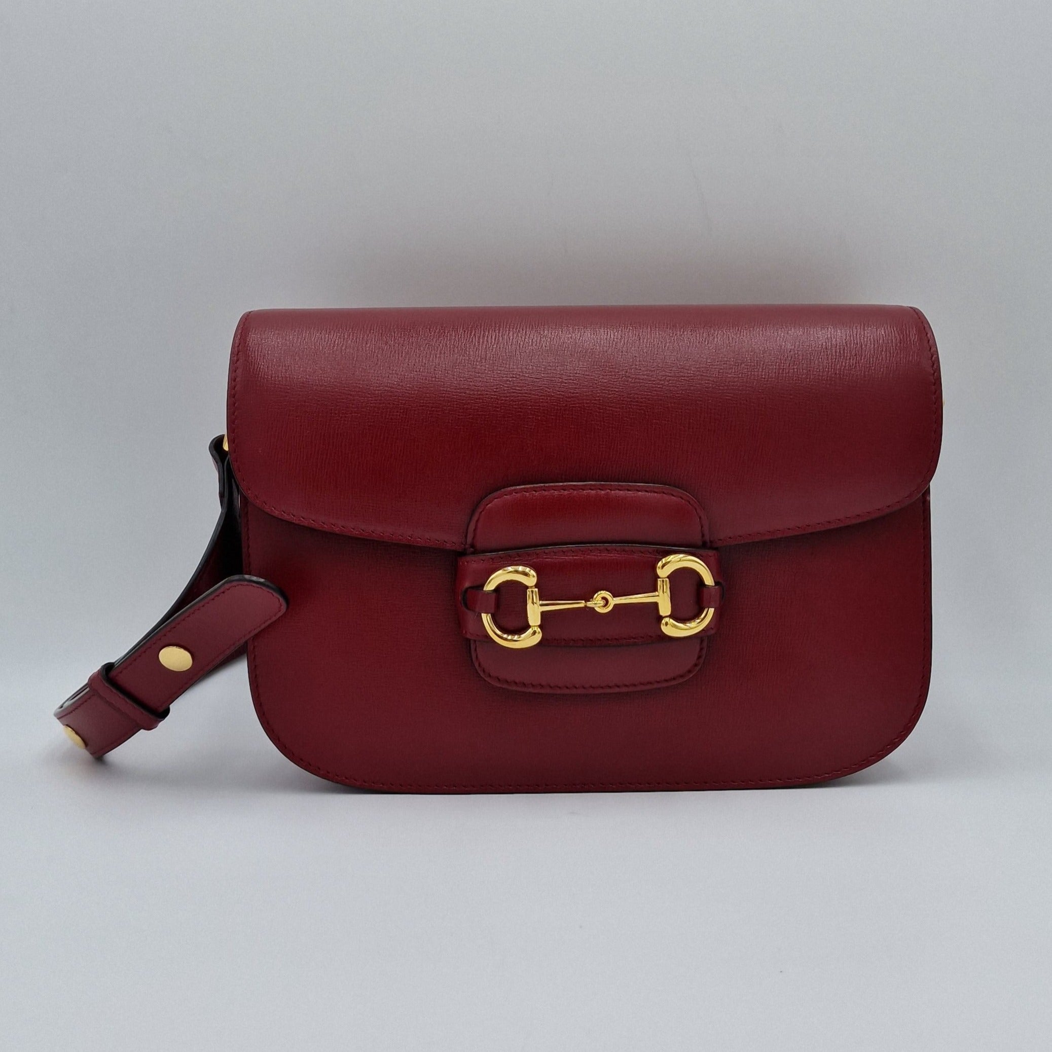 Gucci Horsebit 1955 red leather