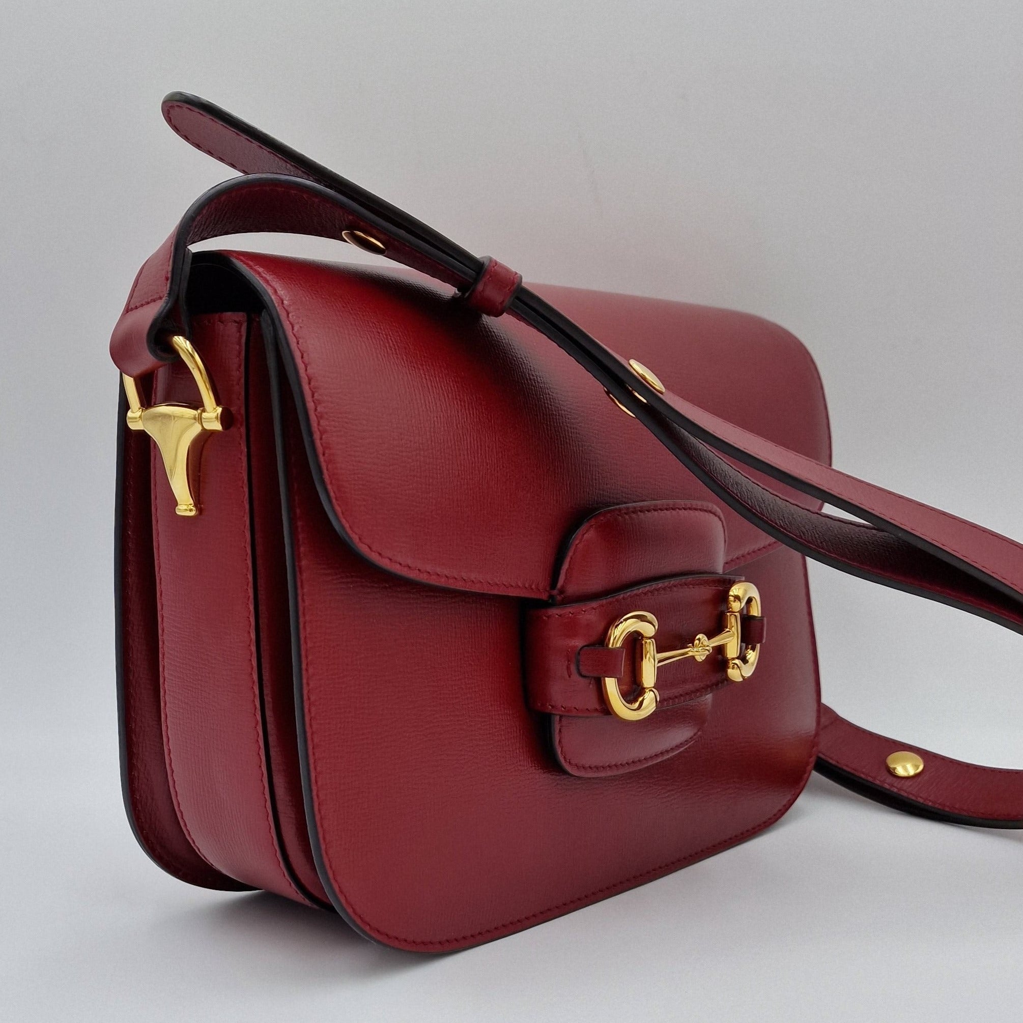 Gucci Horsebit 1955 red leather