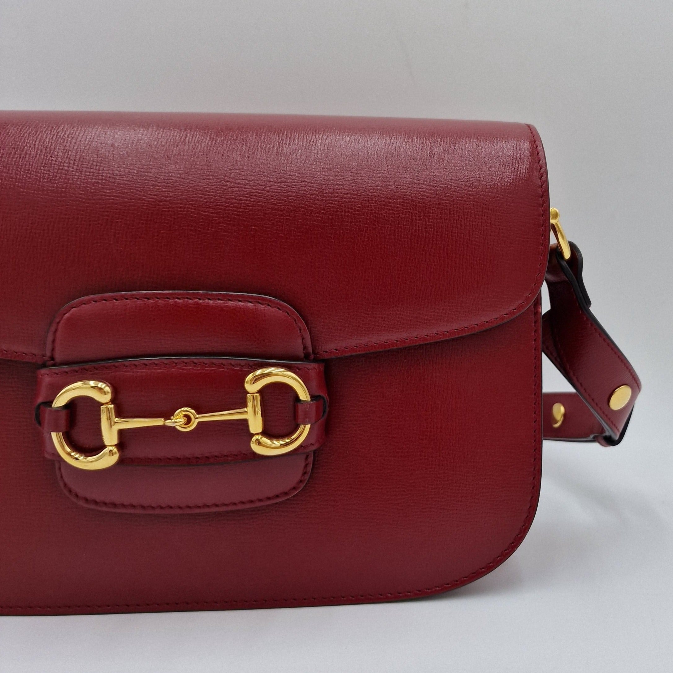 Gucci Horsebit 1955 red leather