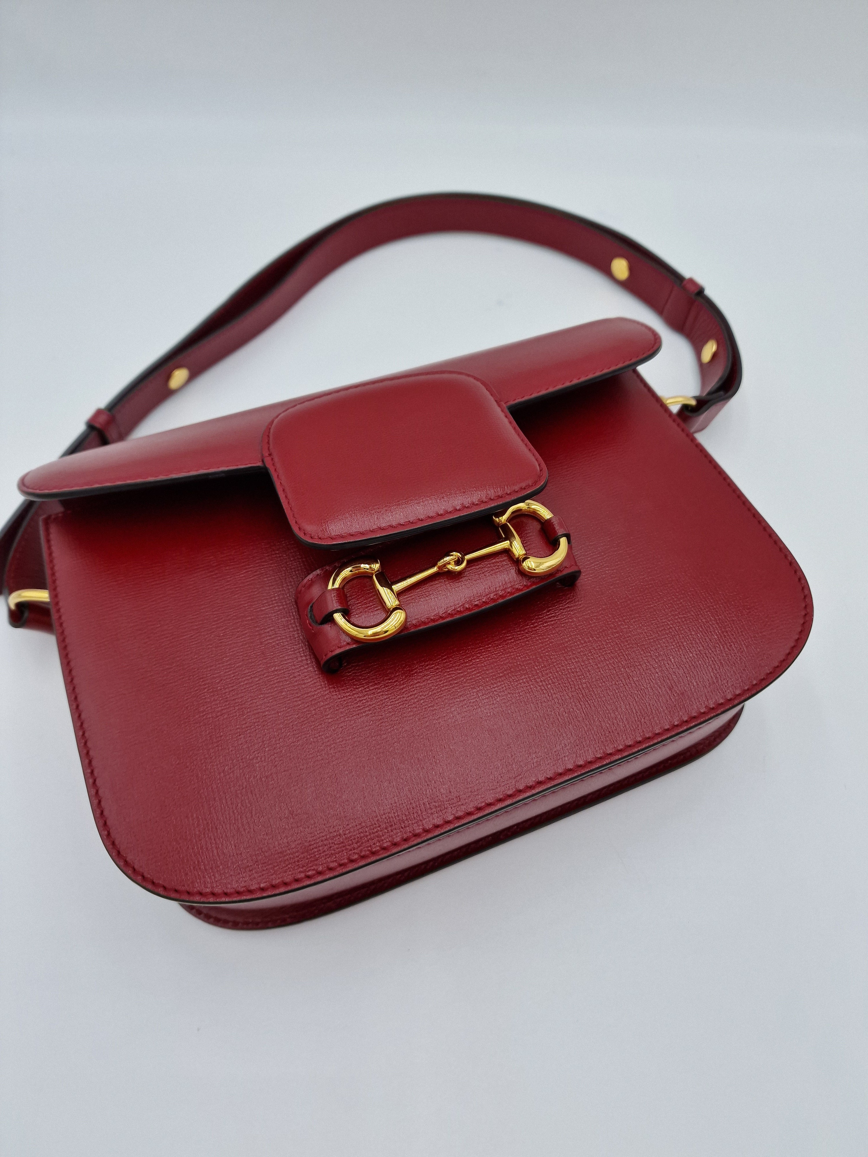 Gucci Horsebit 1955 red leather